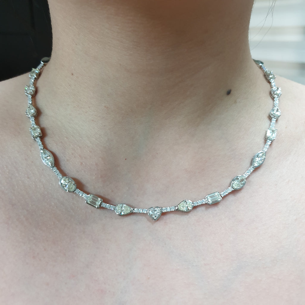 Necklace - 14K White Gold