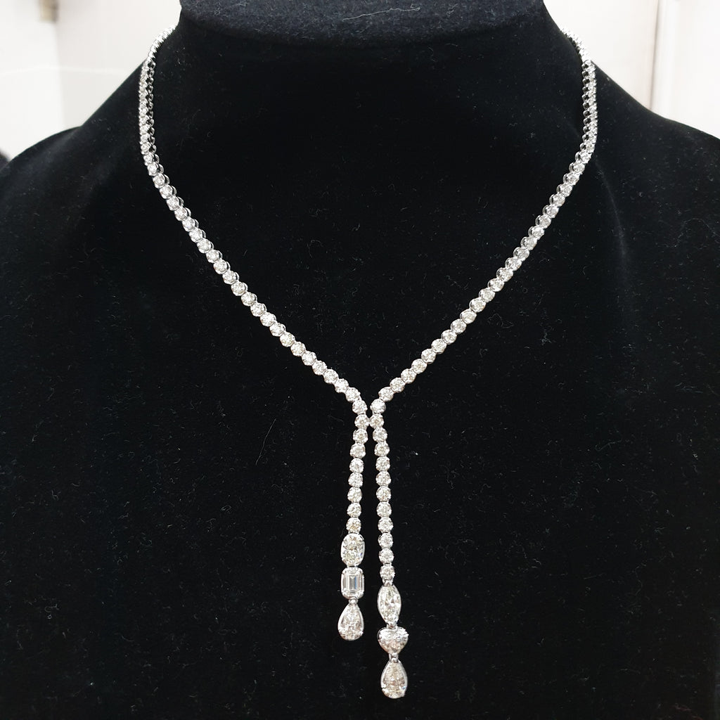 Necklace - 14K White Gold (SOLD - INQUIRE FOR MADE TO ORDER)