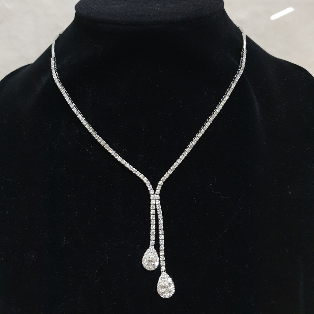 Necklace - 14K White Gold (SOLD - INQUIRE FOR MADE TO ORDER)