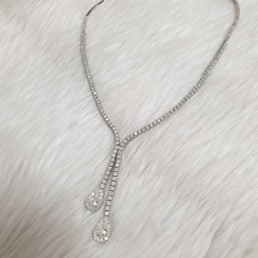 Necklace - 14K White Gold (SOLD - INQUIRE FOR MADE TO ORDER)