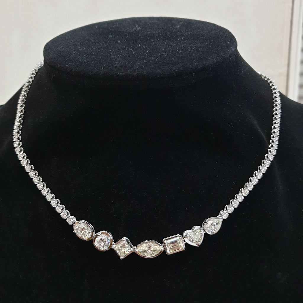 Necklace - 14K White Gold (SOLD - INQUIRE FOR MADE TO ORDER)