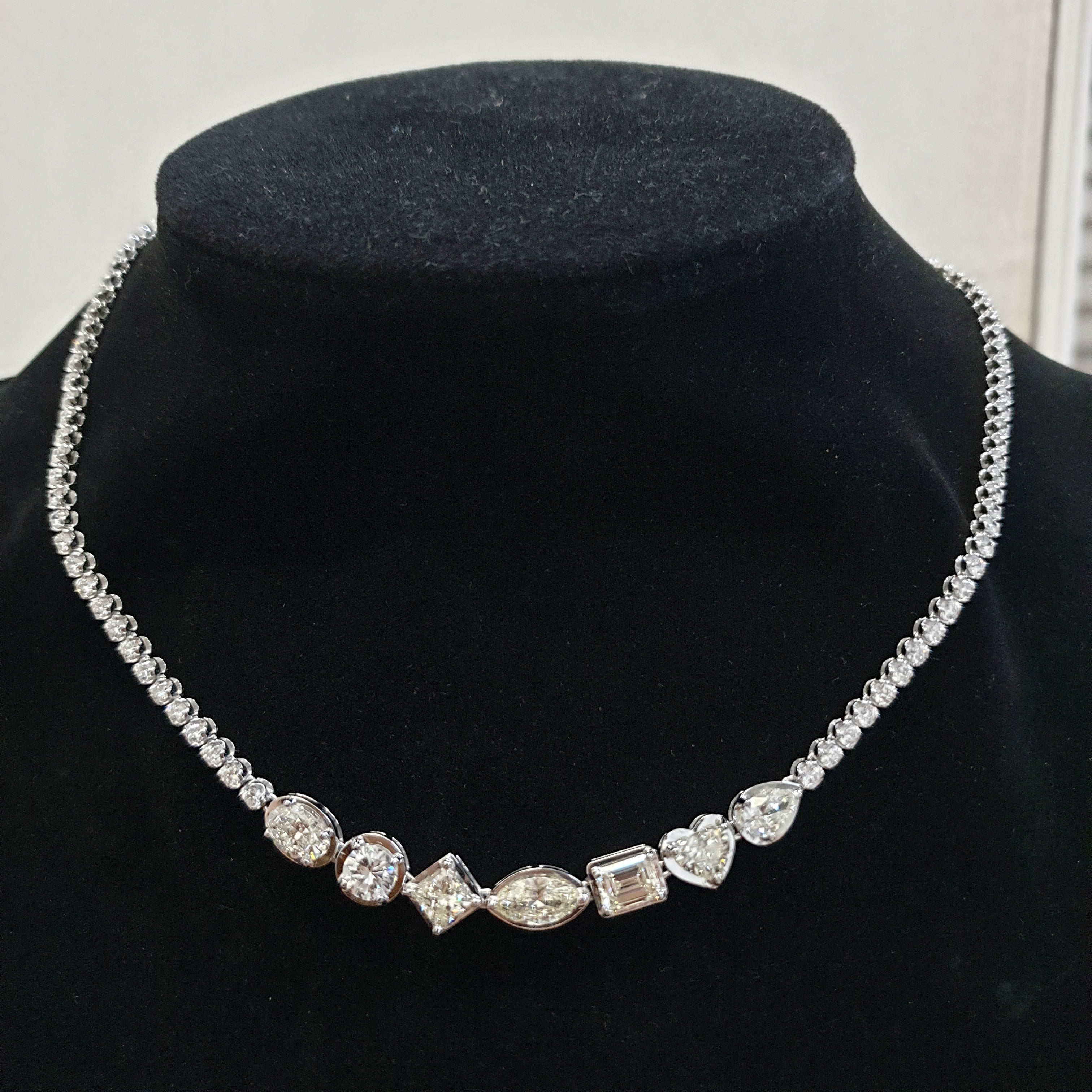 Necklace - 14K White Gold (SOLD - INQUIRE FOR MADE TO ORDER)