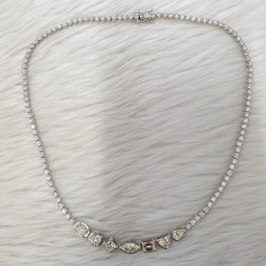 Necklace - 14K White Gold (SOLD - INQUIRE FOR MADE TO ORDER)