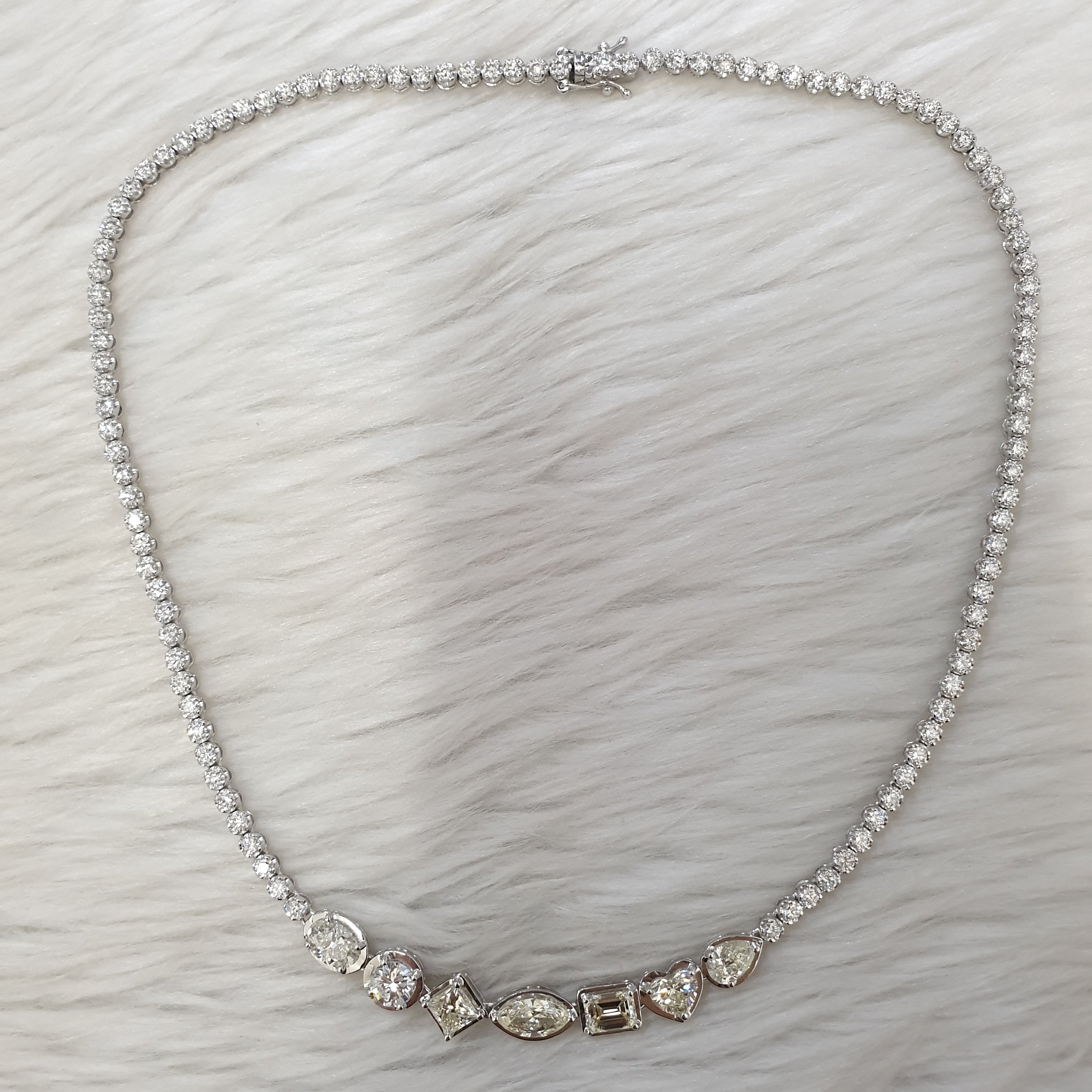 Necklace - 14K White Gold (SOLD - INQUIRE FOR MADE TO ORDER)