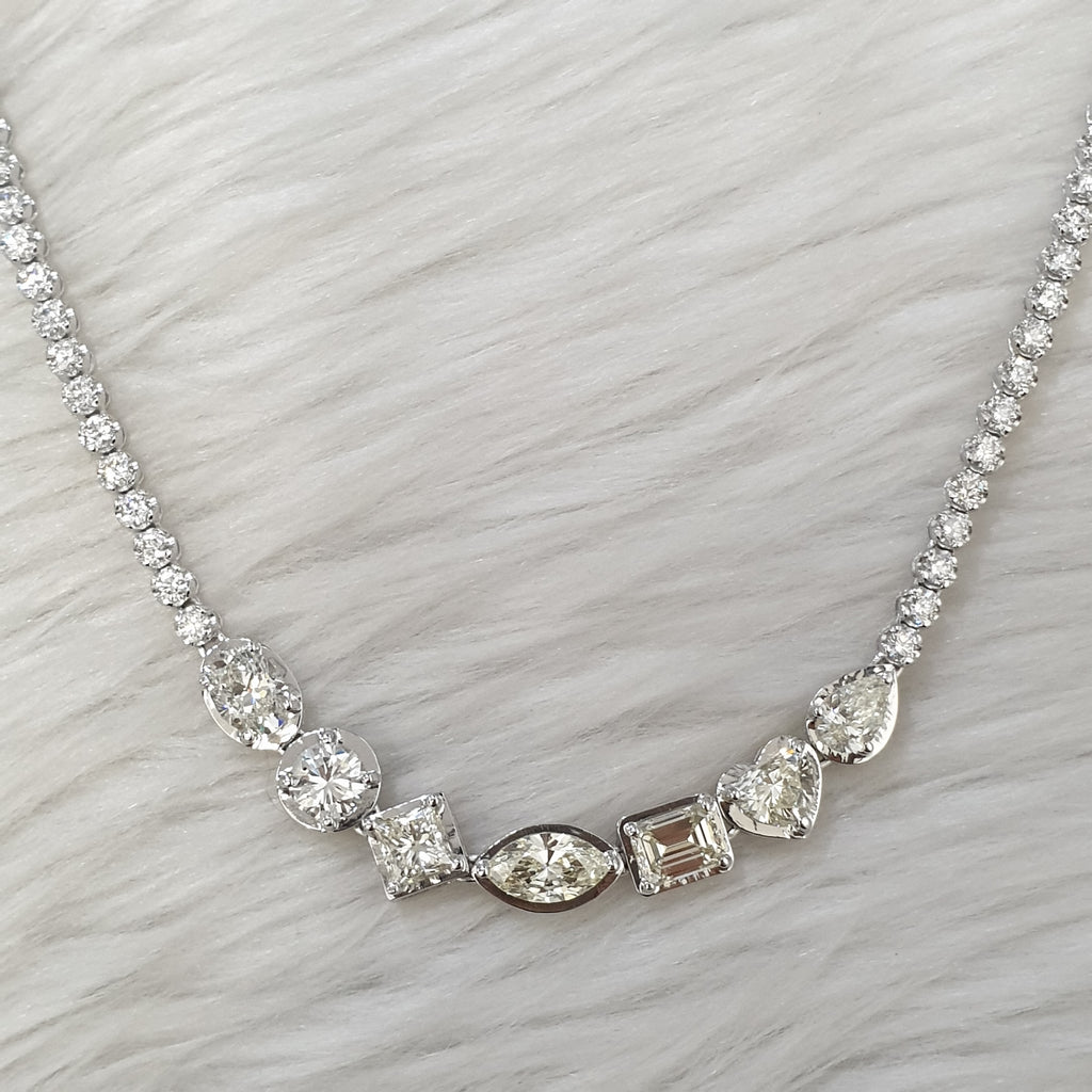 Necklace - 14K White Gold (SOLD - INQUIRE FOR MADE TO ORDER)