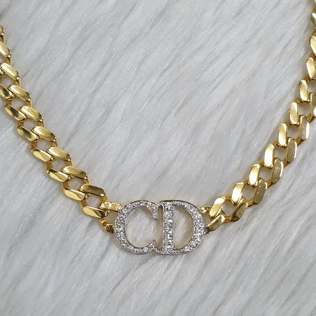 Necklace - 18K White / Yellow Gold (SOLD - INQUIRE FOR MADE TO ORDER)