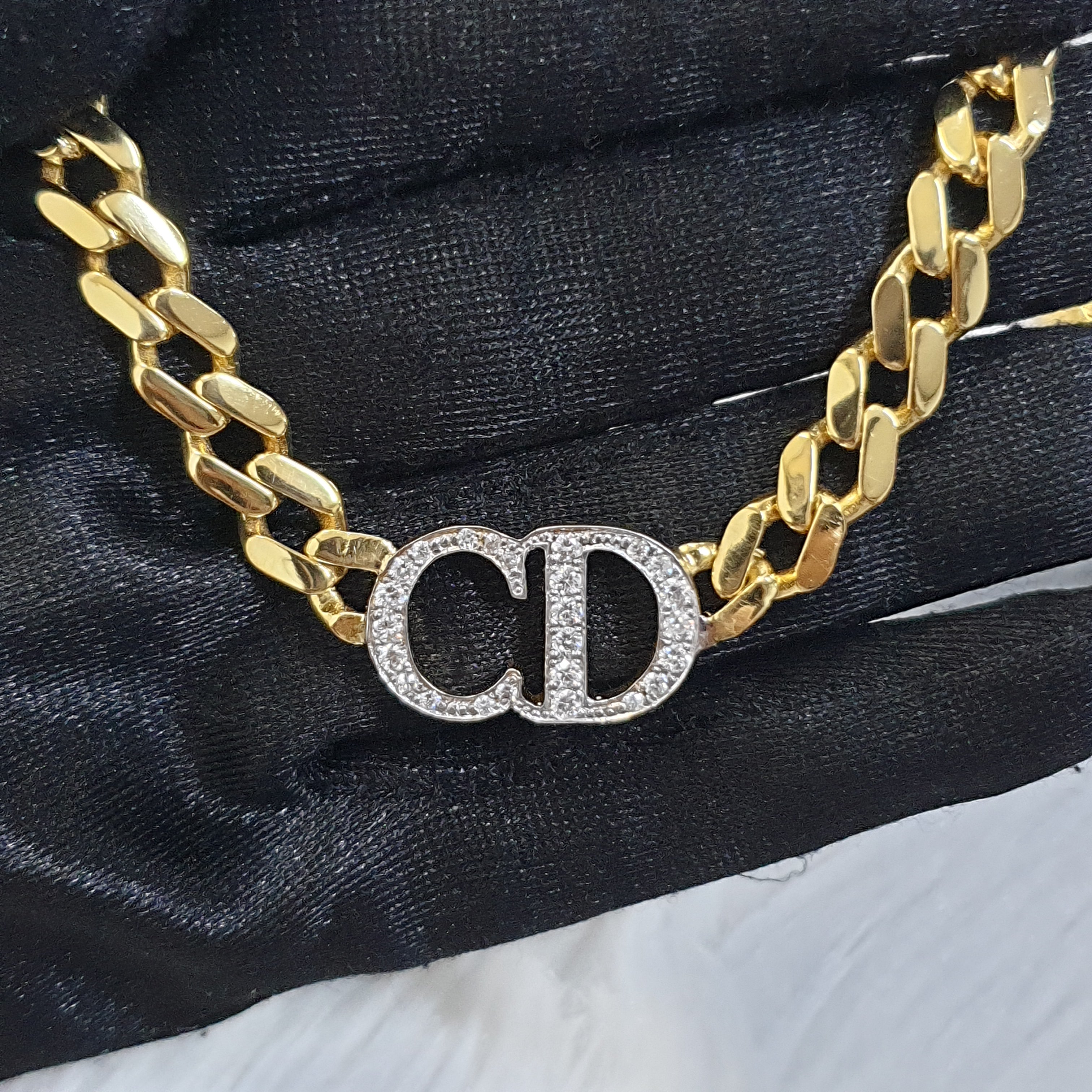 Necklace - 18K White / Yellow Gold (SOLD - INQUIRE FOR MADE TO ORDER)