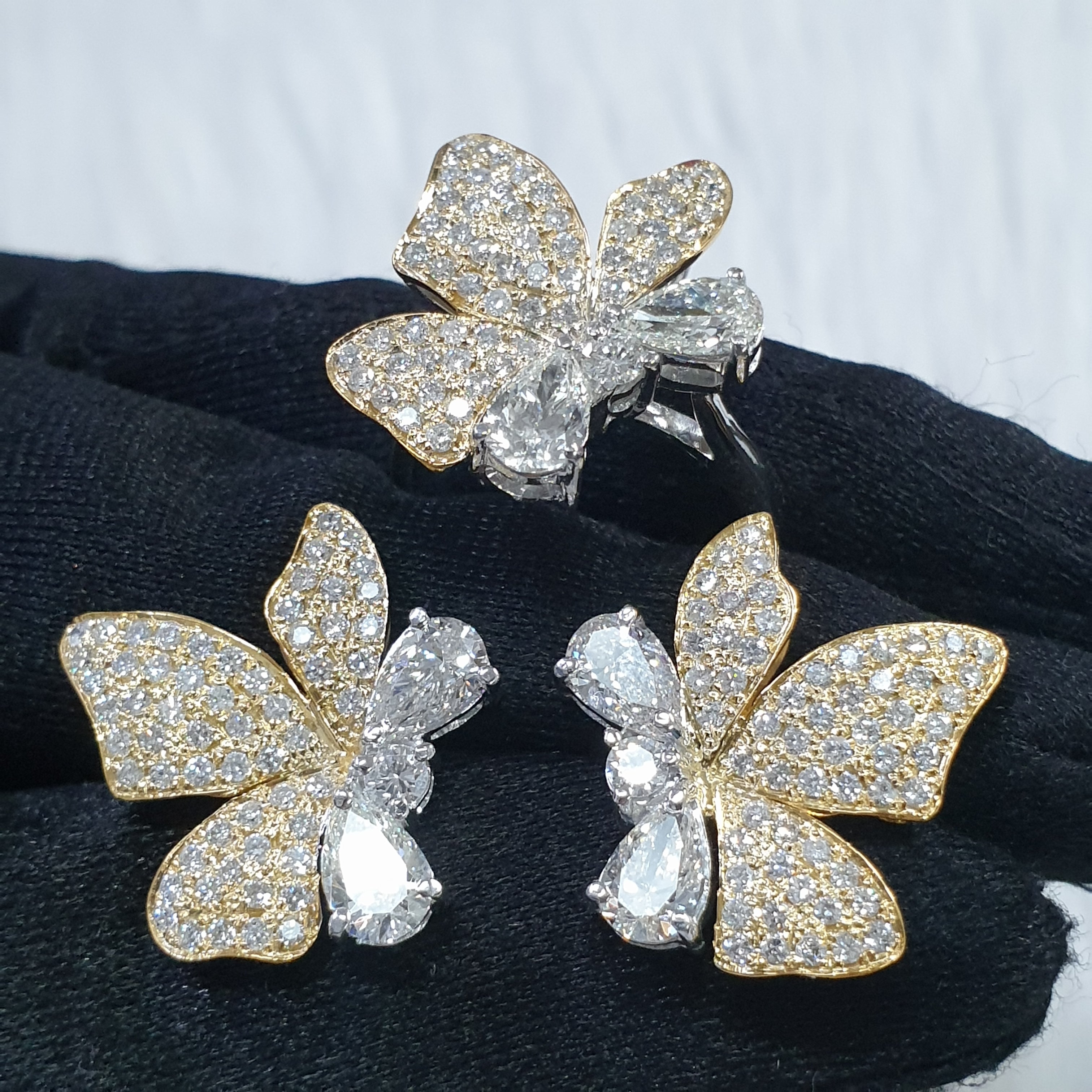 Diamond Terno Set – 14K Yellow & White Gold