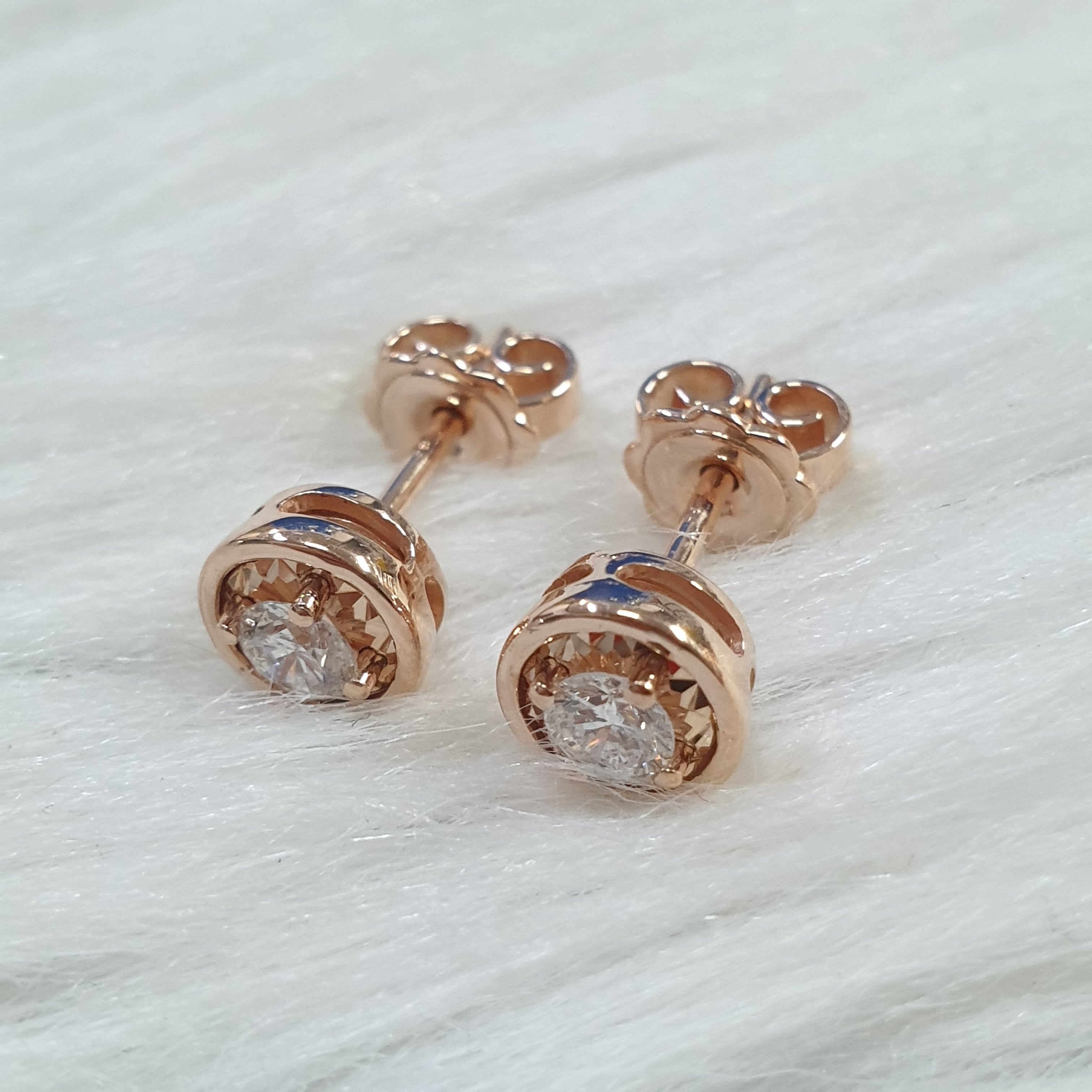 Pair Earring - 18K Rose Gold