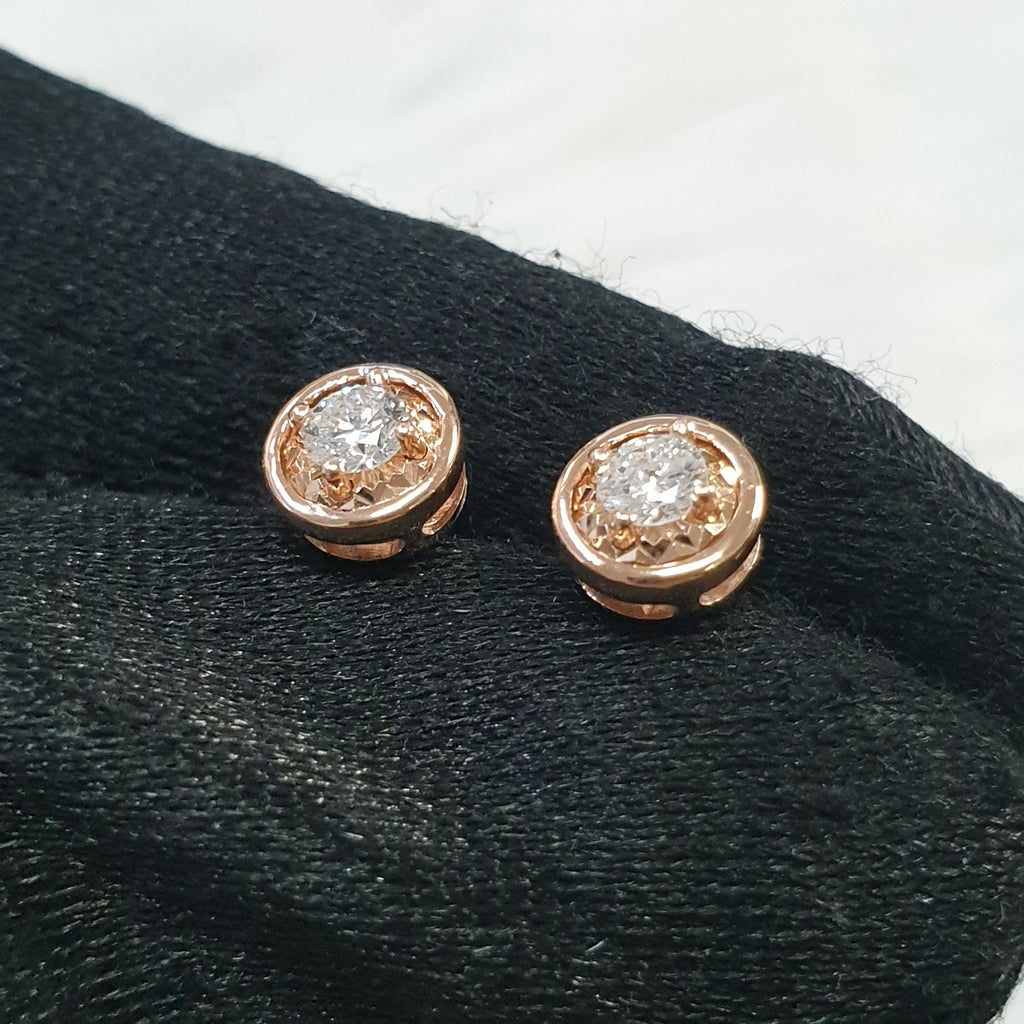 Pair Earring - 18K Rose Gold