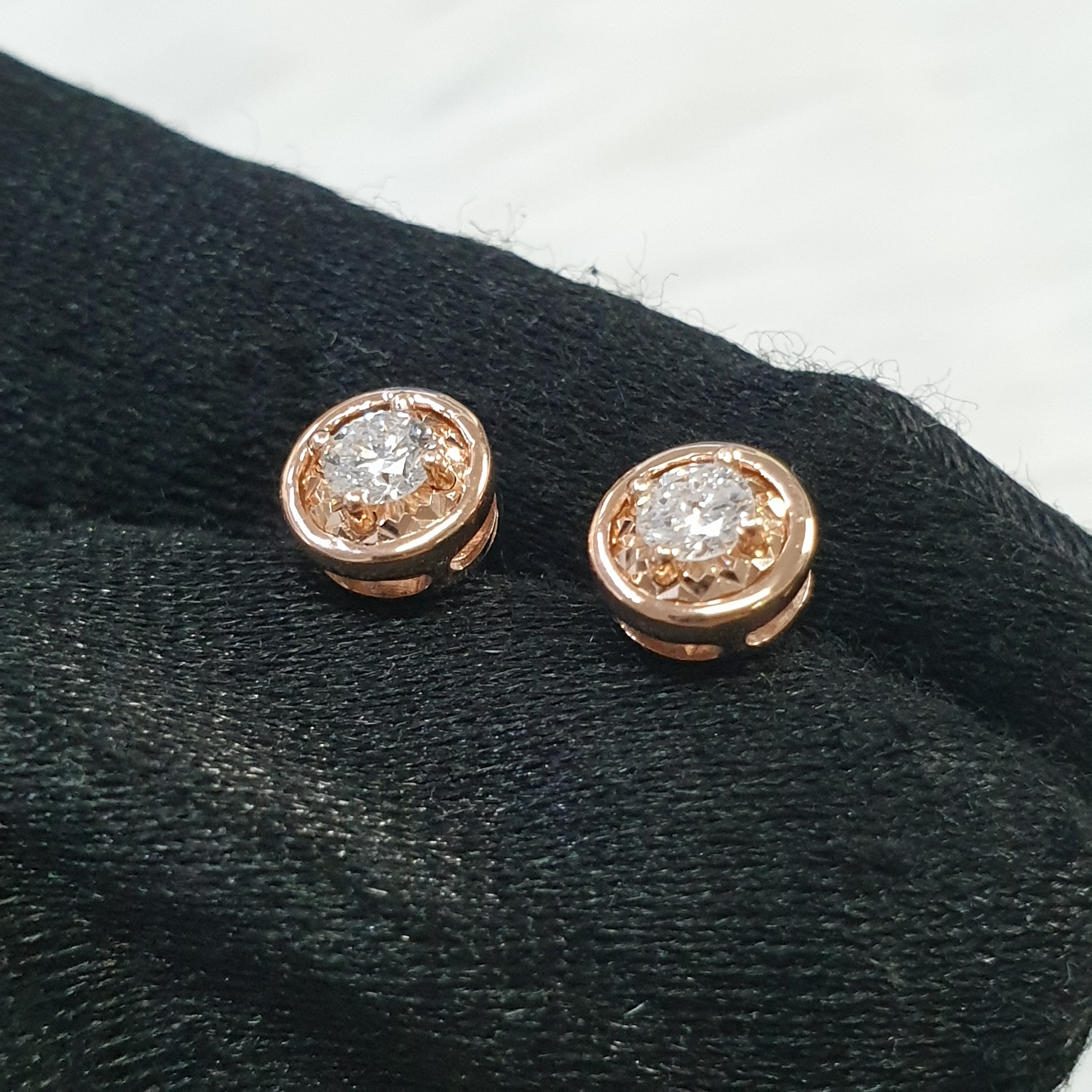 Pair Earring - 18K Rose Gold