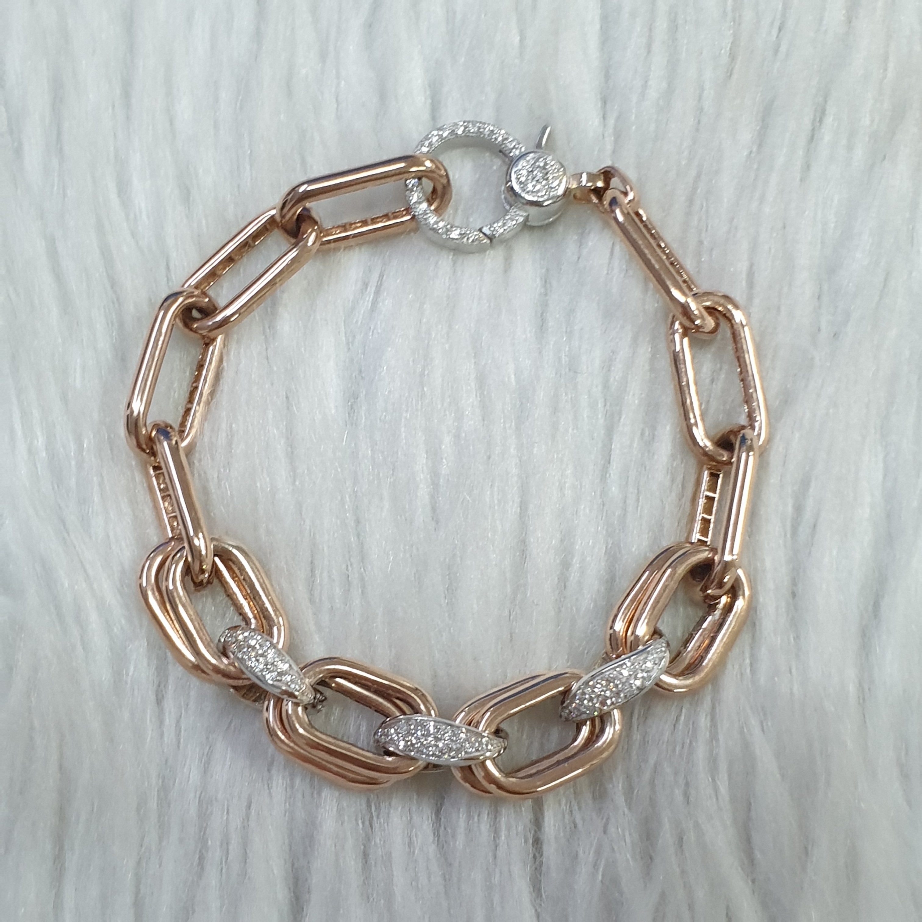 Bracelet - 18K Rose / White Gold