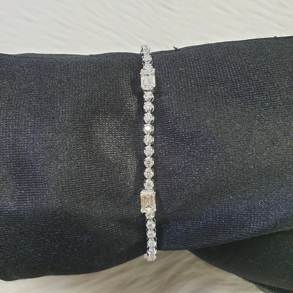 Bracelet - 18K White Gold (SOLD - INQUIRE FOR MADE TO ORDER)