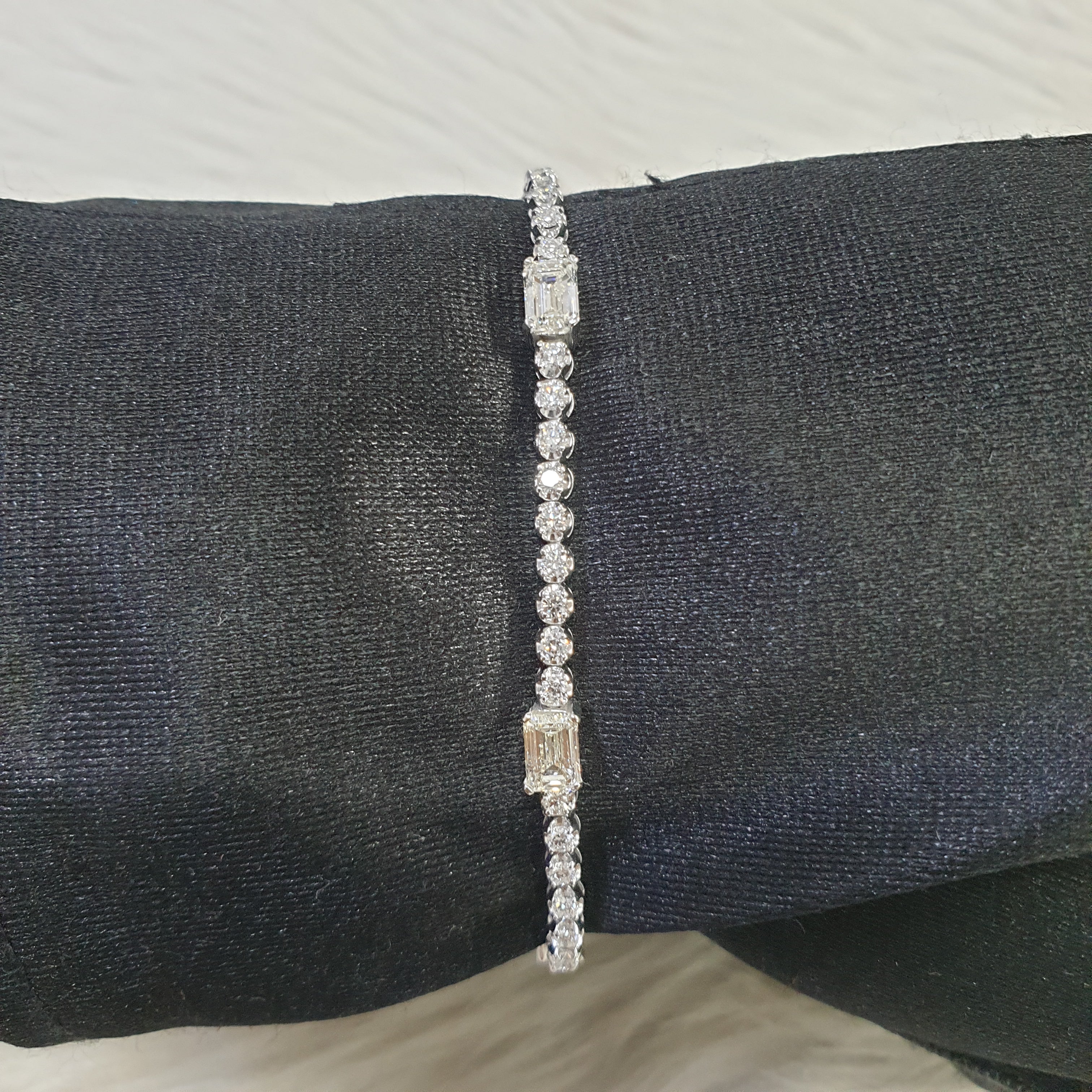 Bracelet - 18K White Gold (SOLD - INQUIRE FOR MADE TO ORDER)