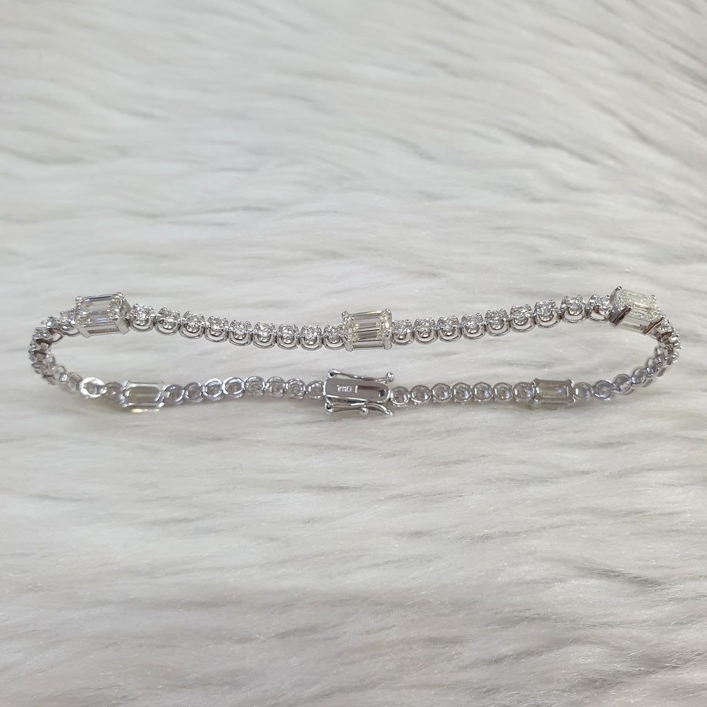 Bracelet - 18K White Gold (SOLD - INQUIRE FOR MADE TO ORDER)