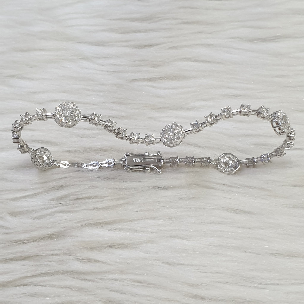 Bracelet - 18K White Gold (SOLD - INQUIRE FOR MADE TO ORDER)