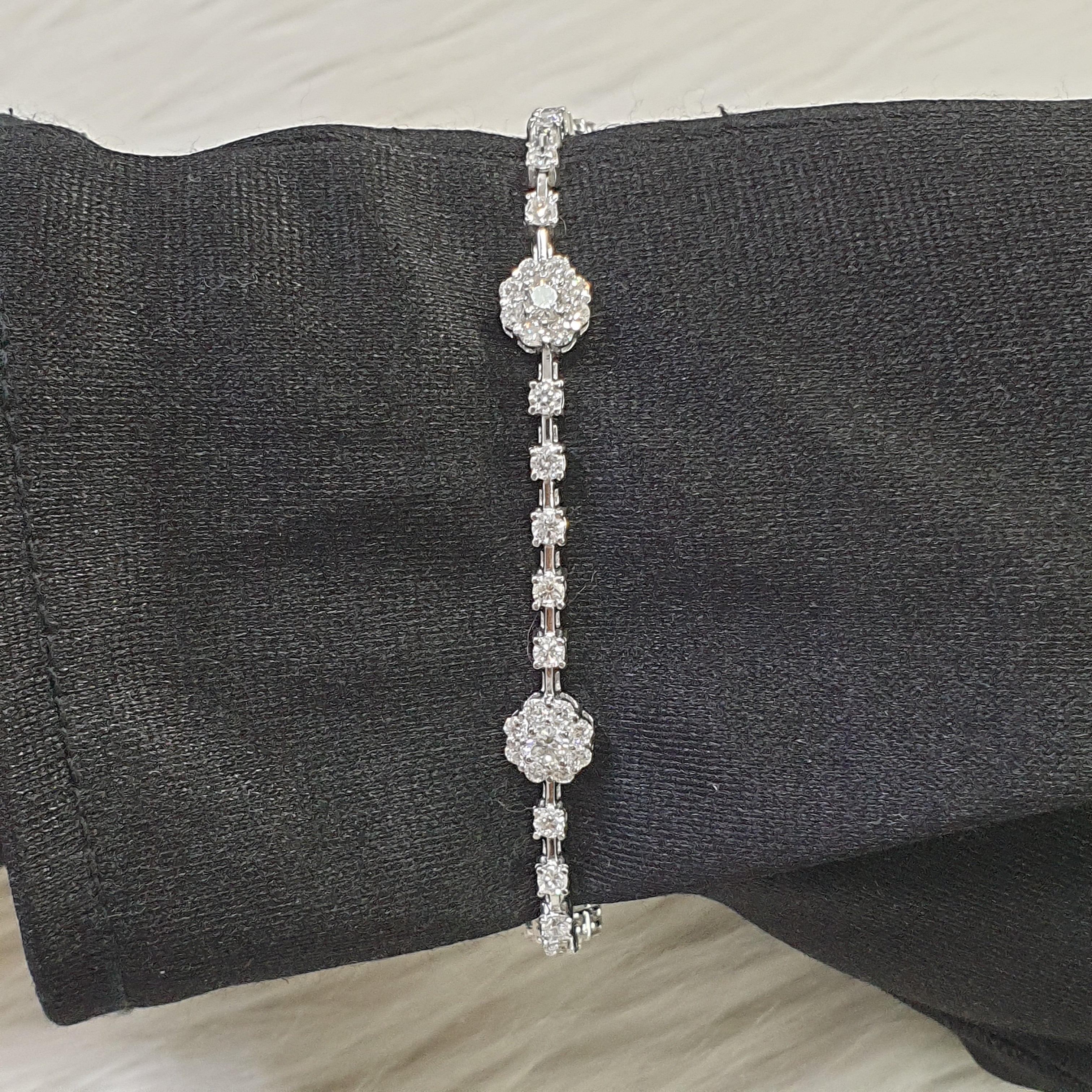 Bracelet - 18K White Gold (SOLD - INQUIRE FOR MADE TO ORDER)