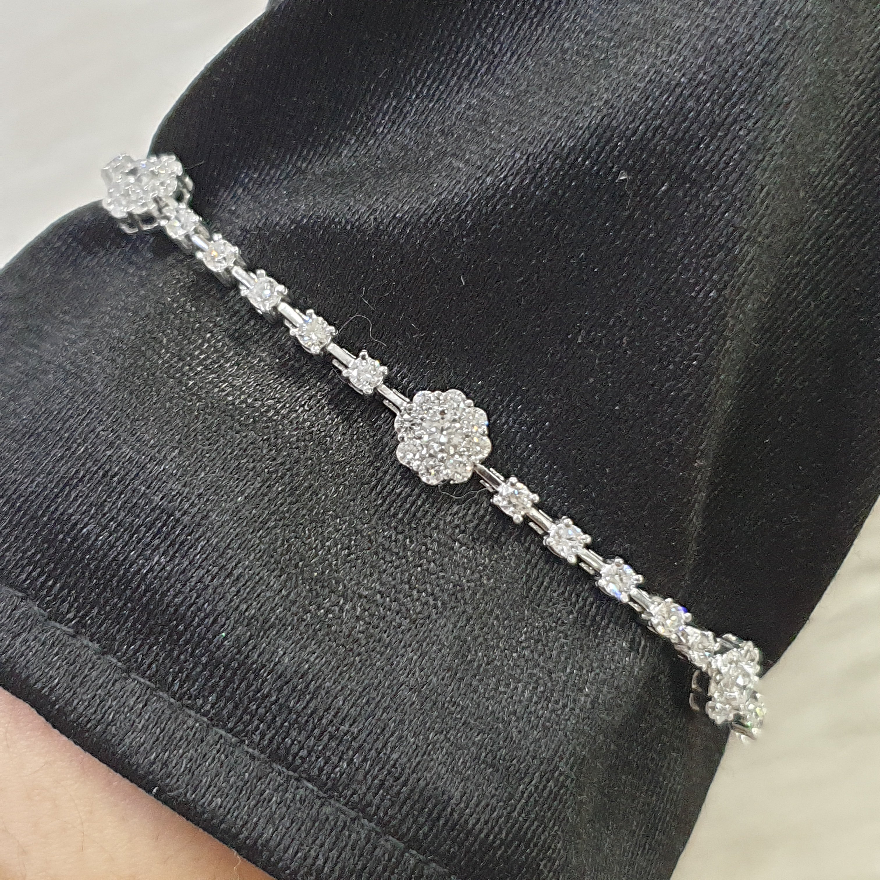 Bracelet - 18K White Gold (SOLD - INQUIRE FOR MADE TO ORDER)