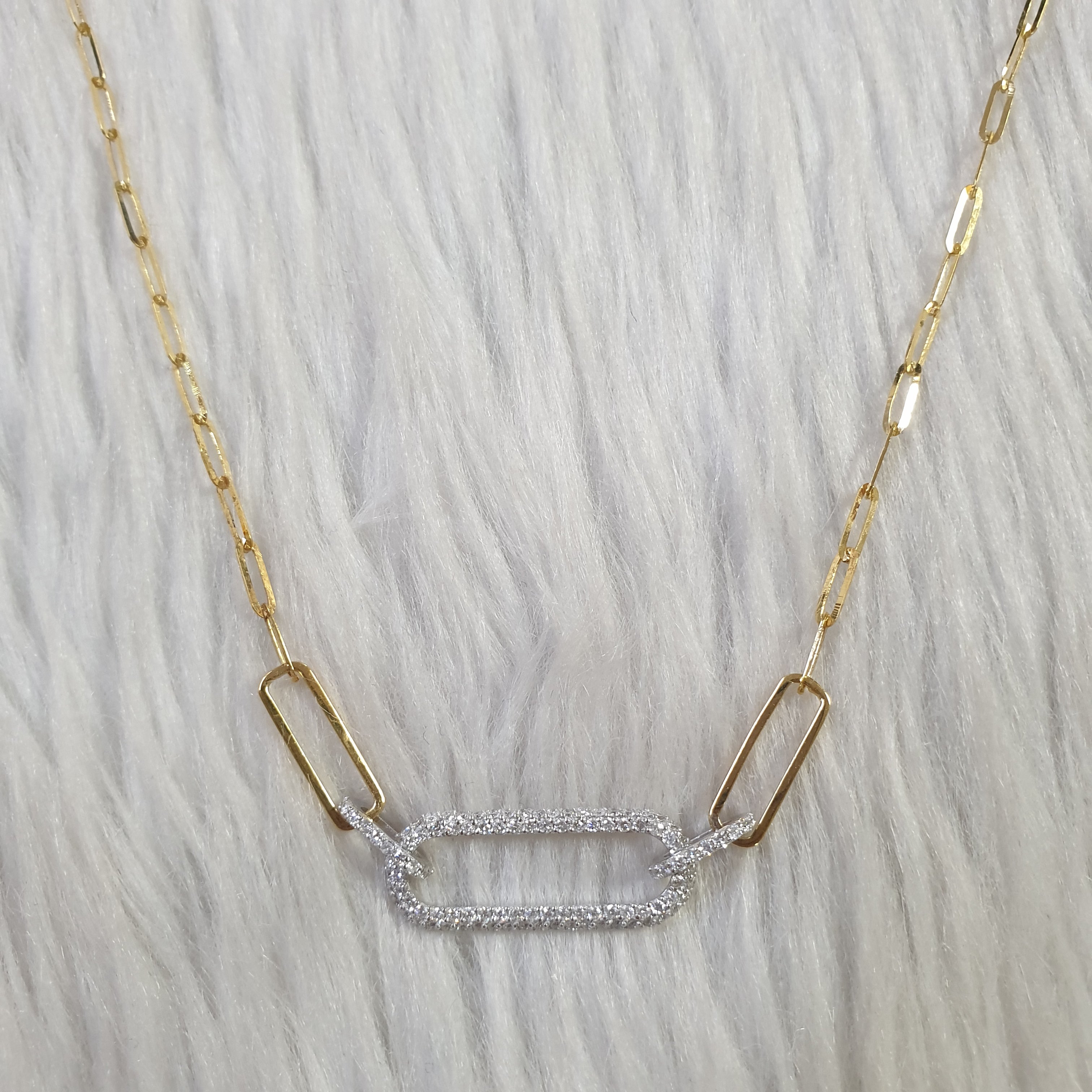 Necklace - 18K Yellow / White Gold