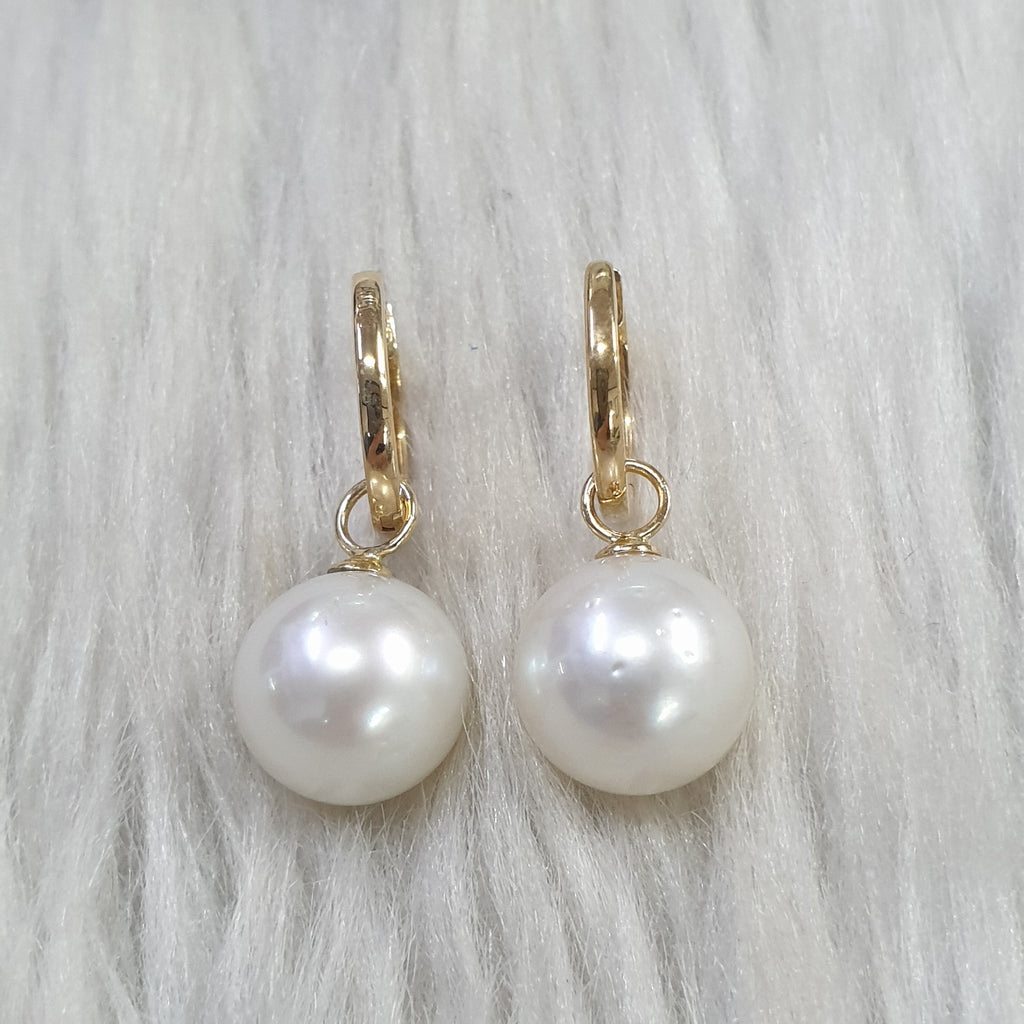 Pearl Drop Earring - 14K Yellow Gold