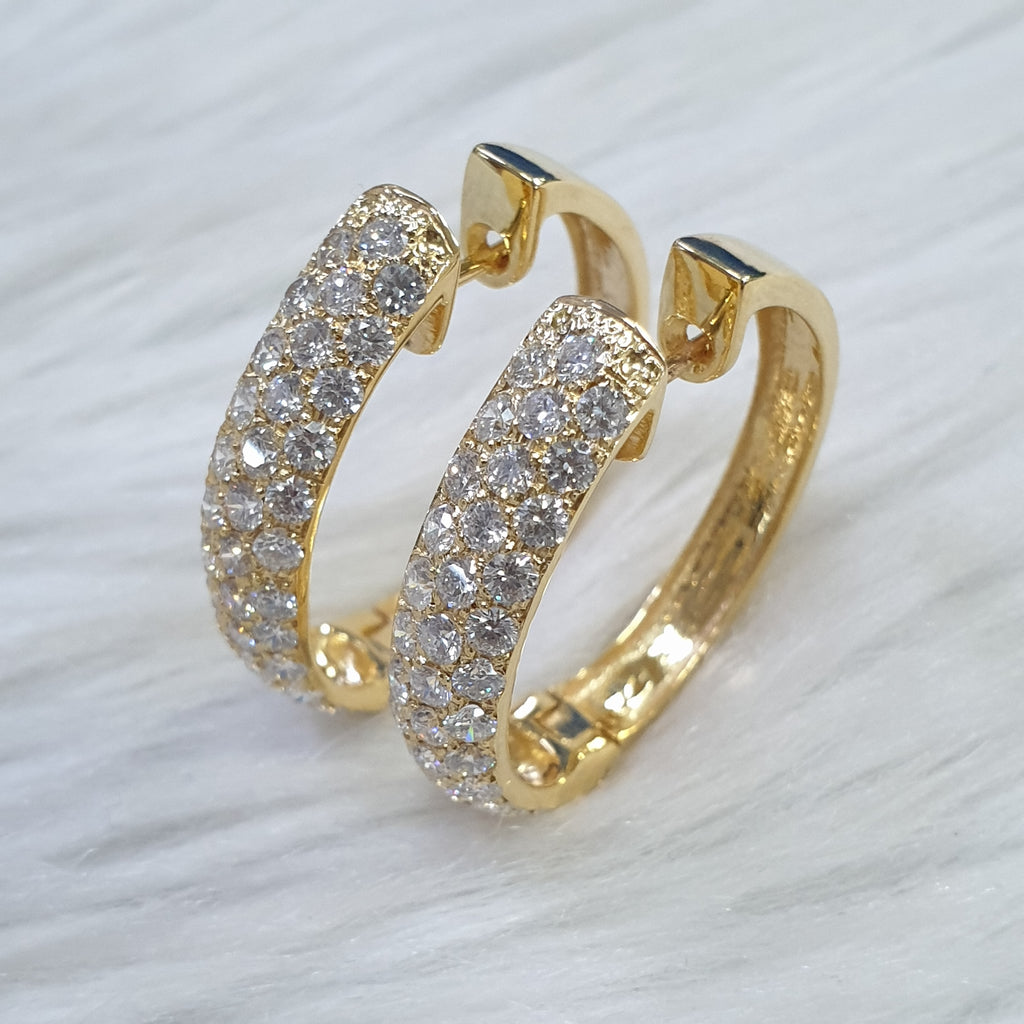 Pair Earring - 14K Yellow Gold (SOLD - INQUIRE FOR MADE TO ORDER)