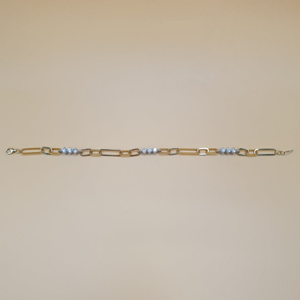 Bracelet - 18K Yellow/White Gold