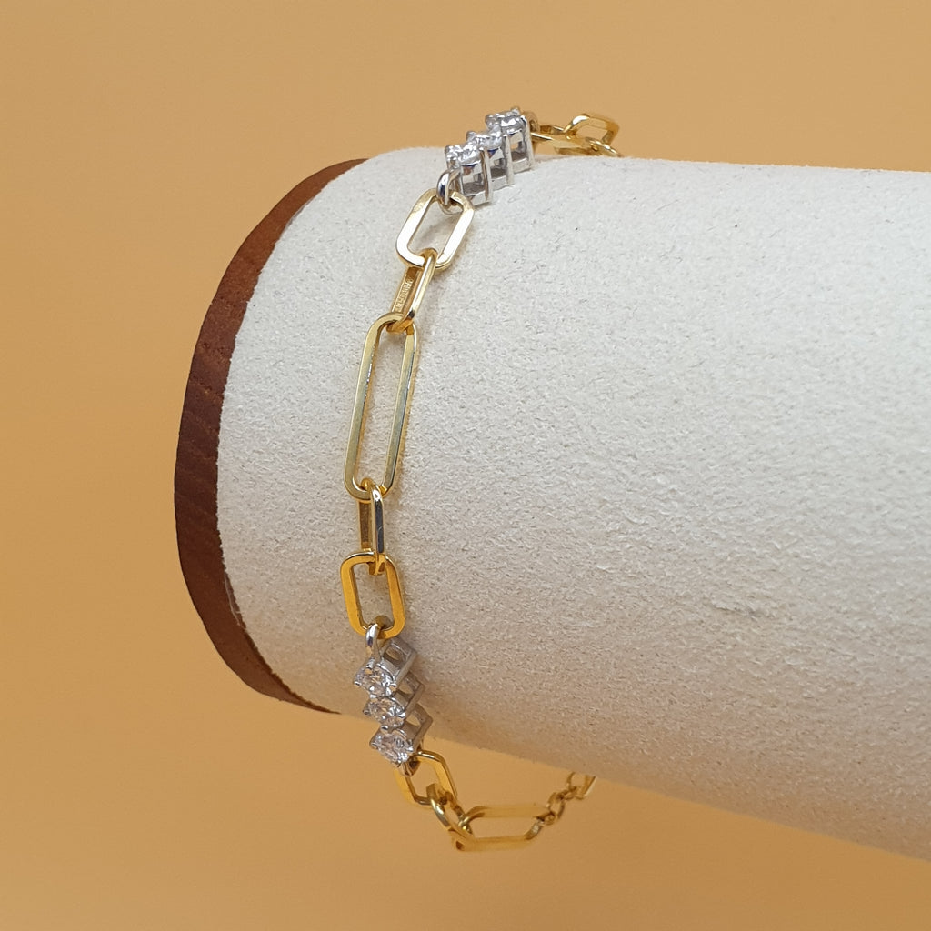 Bracelet - 18K Yellow/White Gold