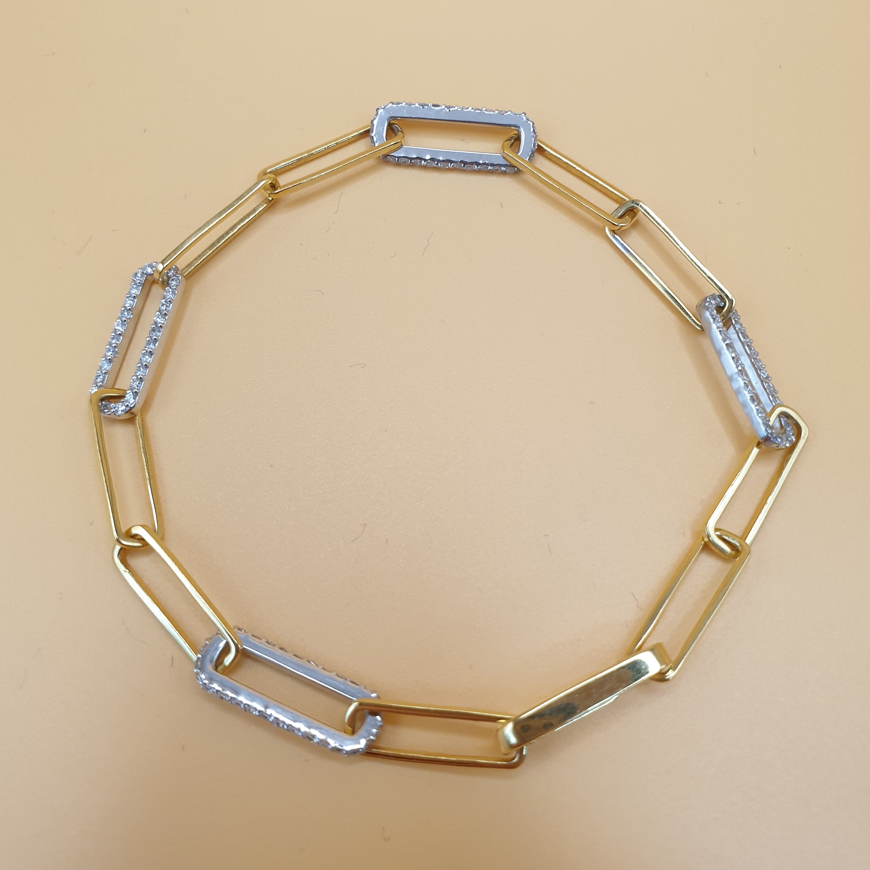 Bracelet - 18K White/Yellow Gold