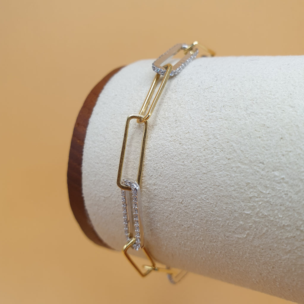Bracelet - 18K White/Yellow Gold