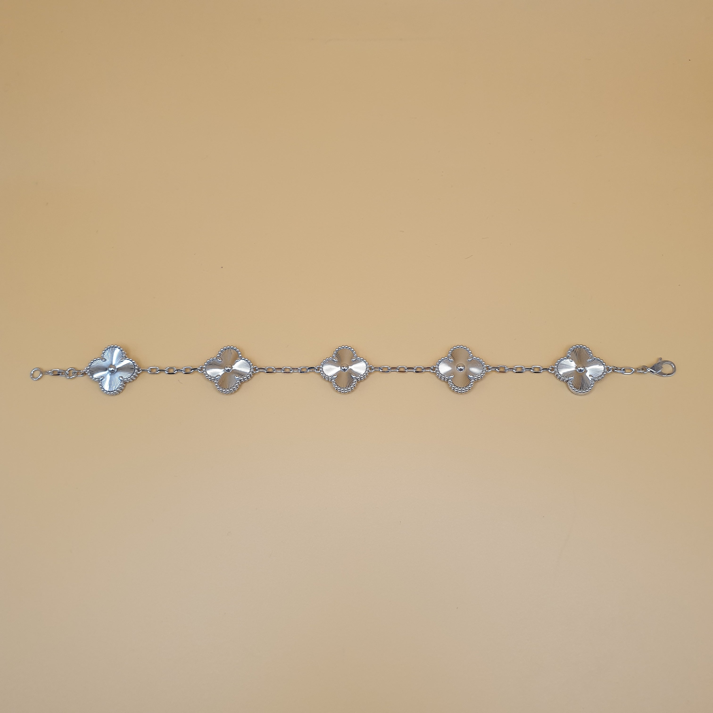 Clover Bracelet - 18K White Gold
