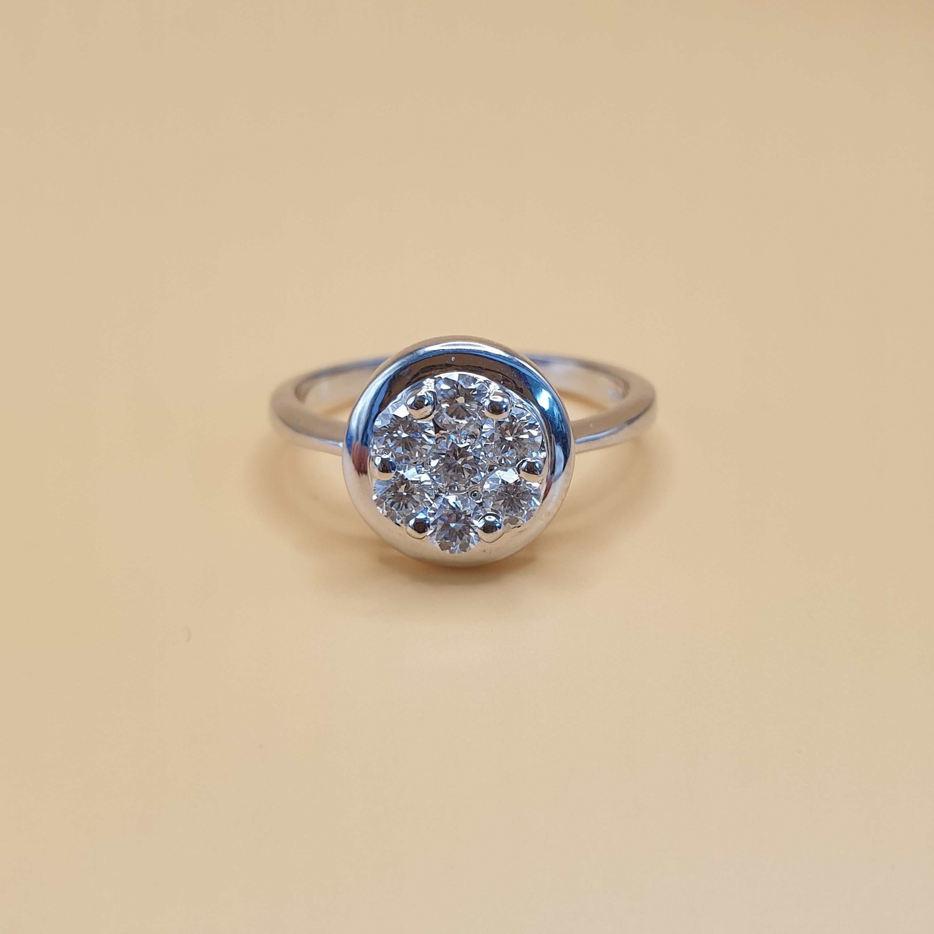 Round Diamond Terno Set – 14K White Gold (SOLD - INQUIRE FOR MADE TO ORDER)