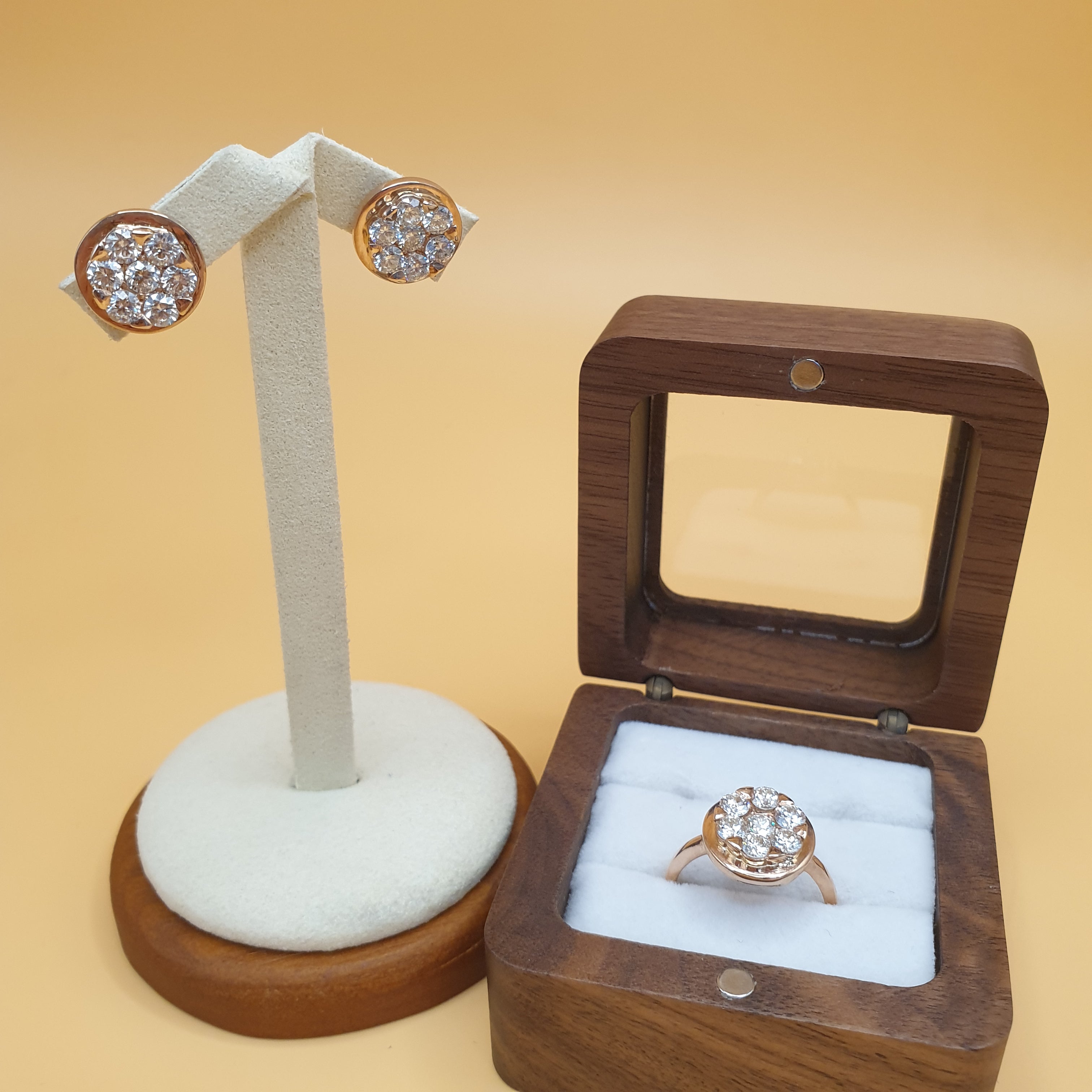 Round Terno Set – 14K Rose Gold