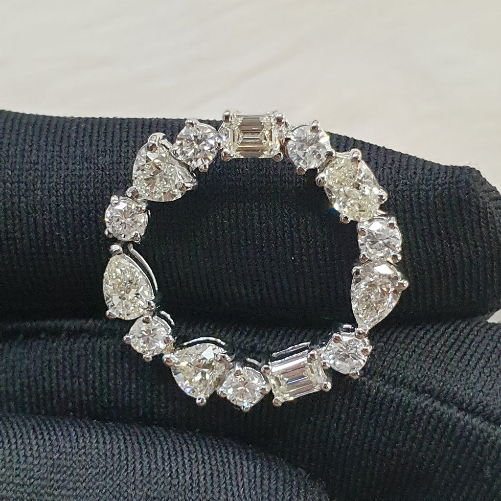 Pendant 14K White Gold (SOLD - INQUIRE FOR MADE TO ORDER)