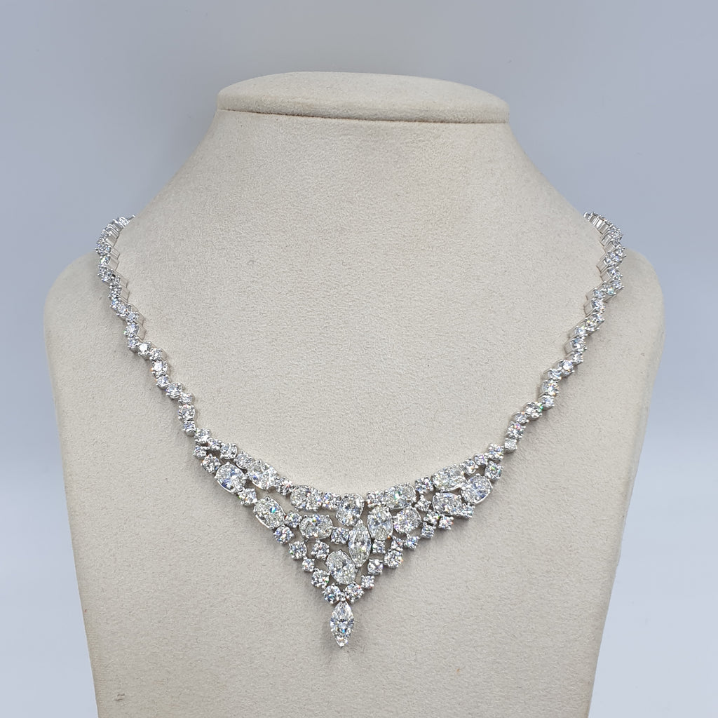 Necklace - 14K White Gold (SOLD - INQUIRE FOR MADE TO ORDER)