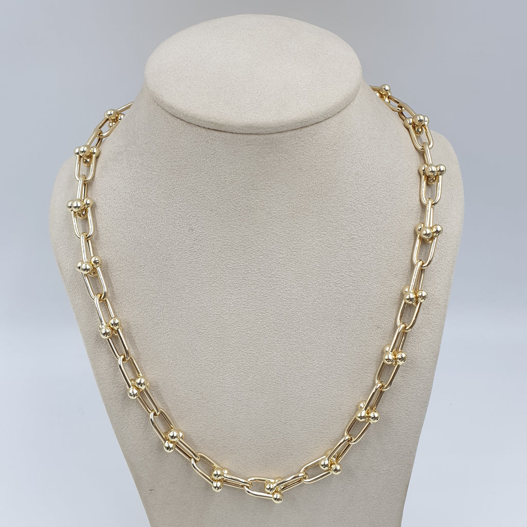 Hardware Necklace - 18KYellow Gold