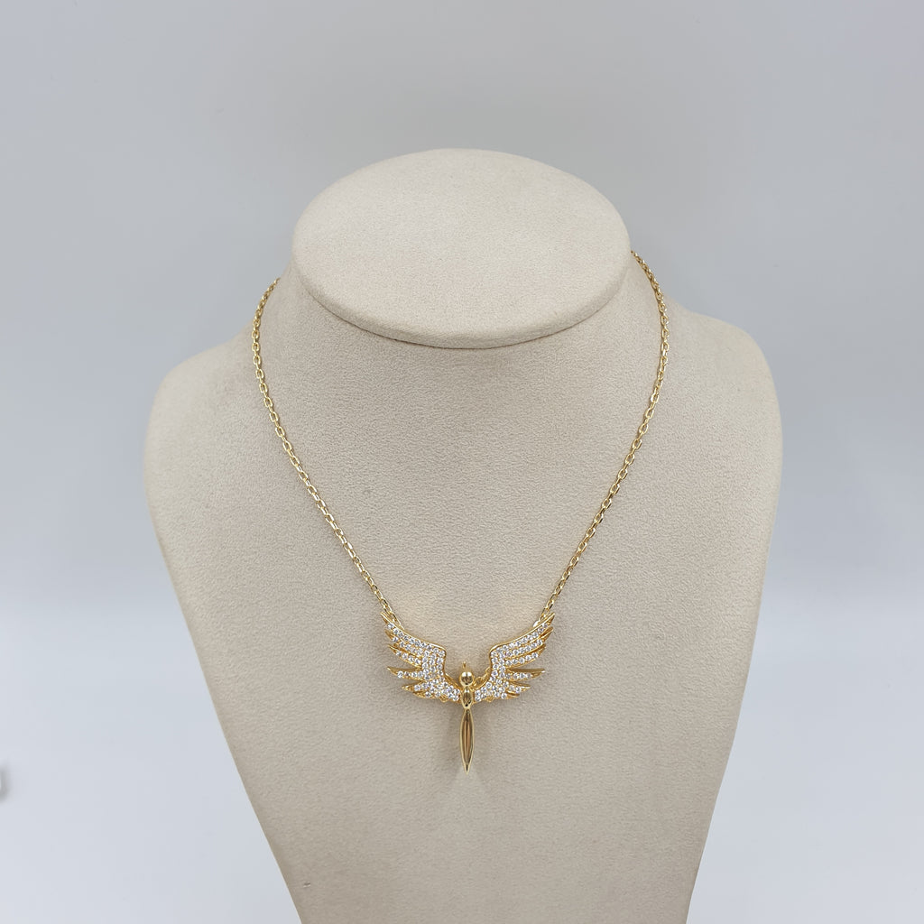 Angel Pin/Pendant – 14K Yellow Gold