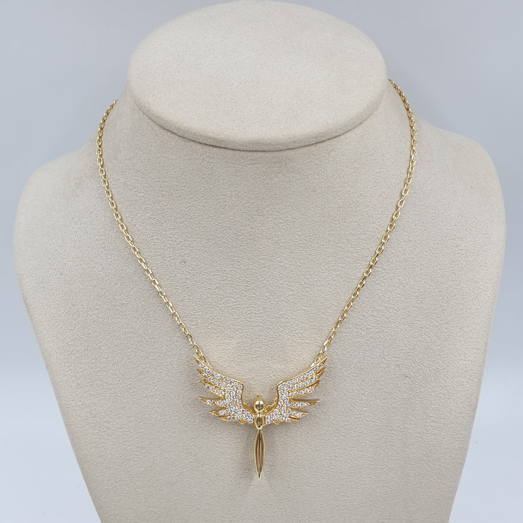 Angel Pin/Pendant – 14K Yellow Gold