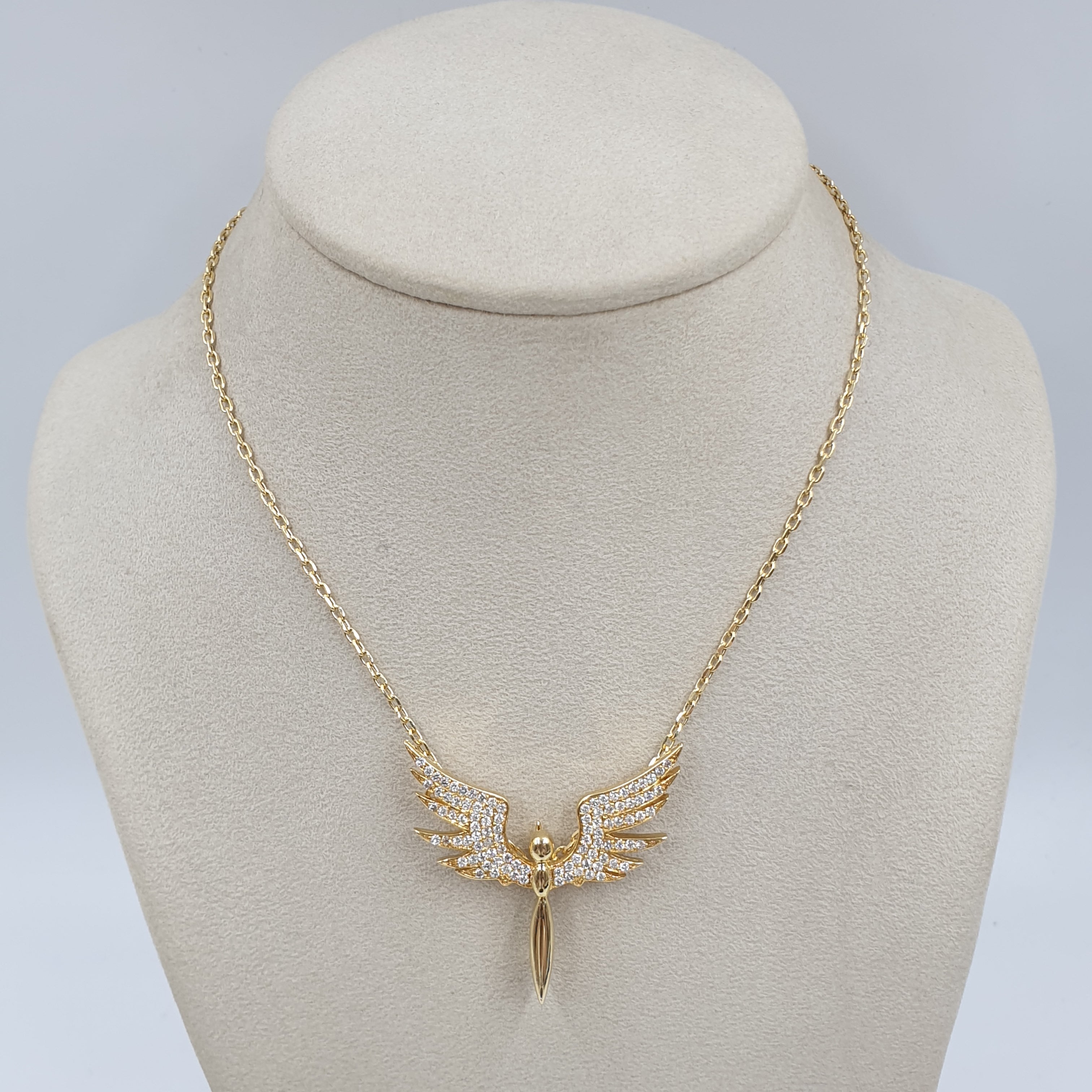 Angel Pin/Pendant – 14K Yellow Gold