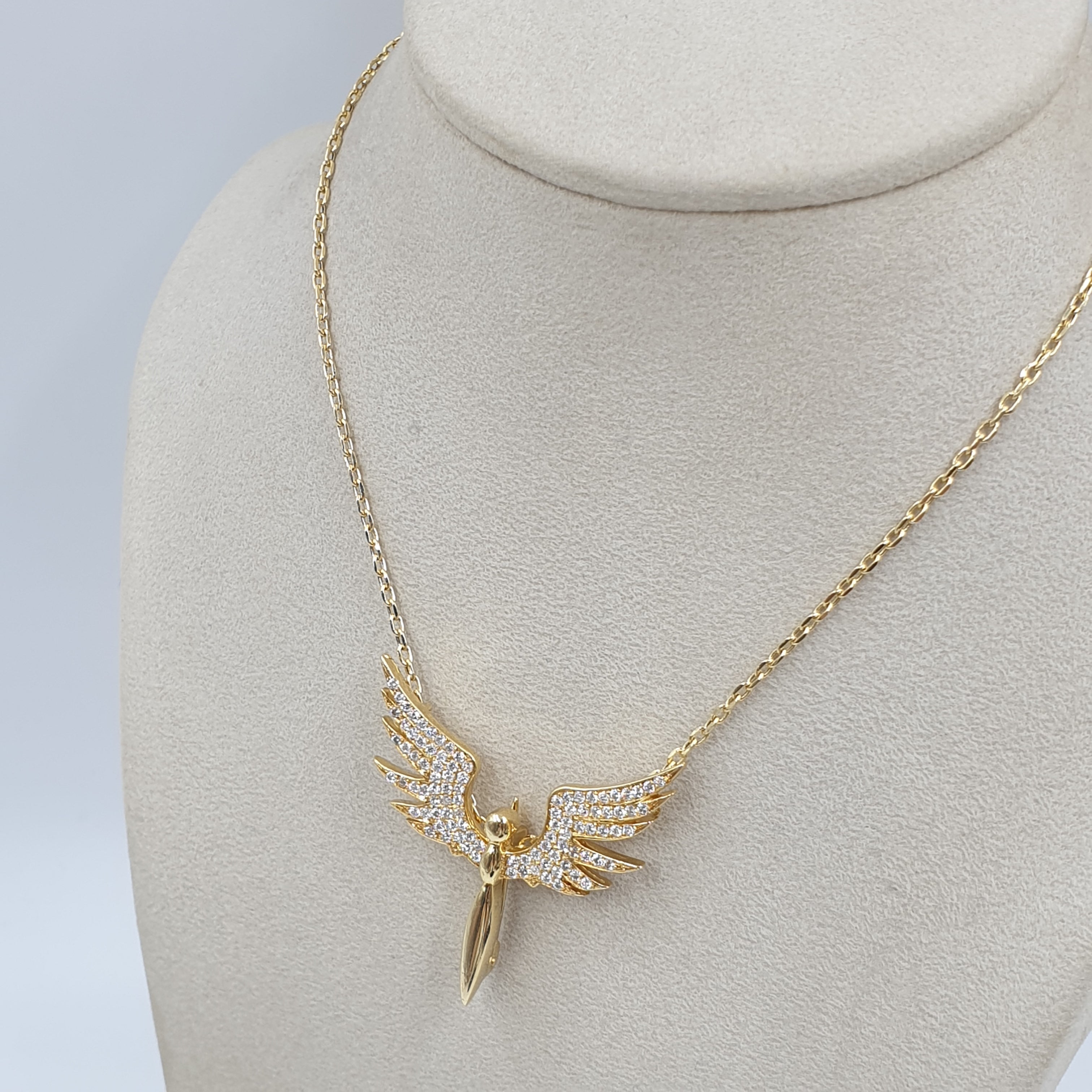 Angel Pin/Pendant – 14K Yellow Gold