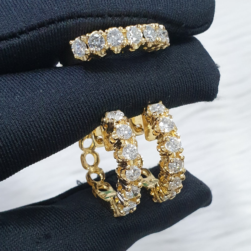 Terno - 14K Yellow Gold (SOLD - INQUIRE FOR MADE TO ORDER)