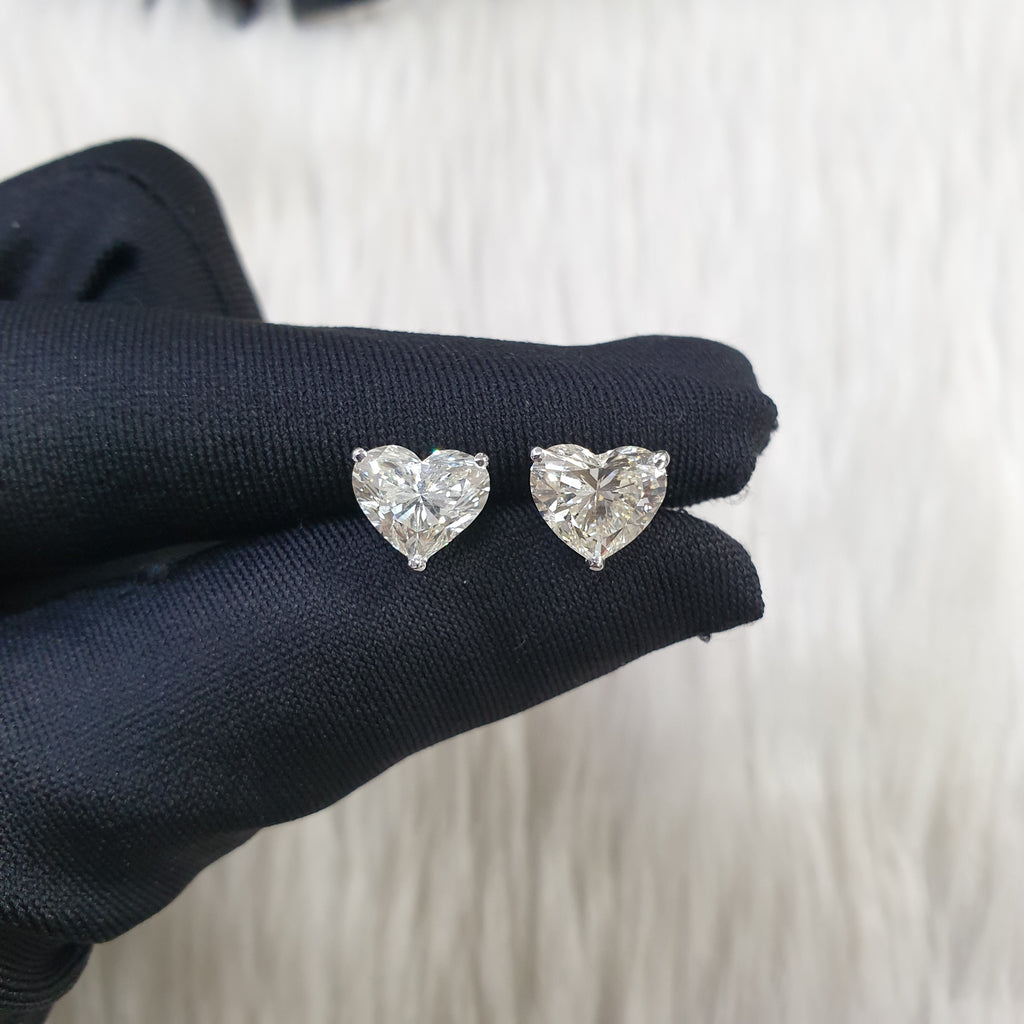 Detachable Pair Earring - 14K White Gold