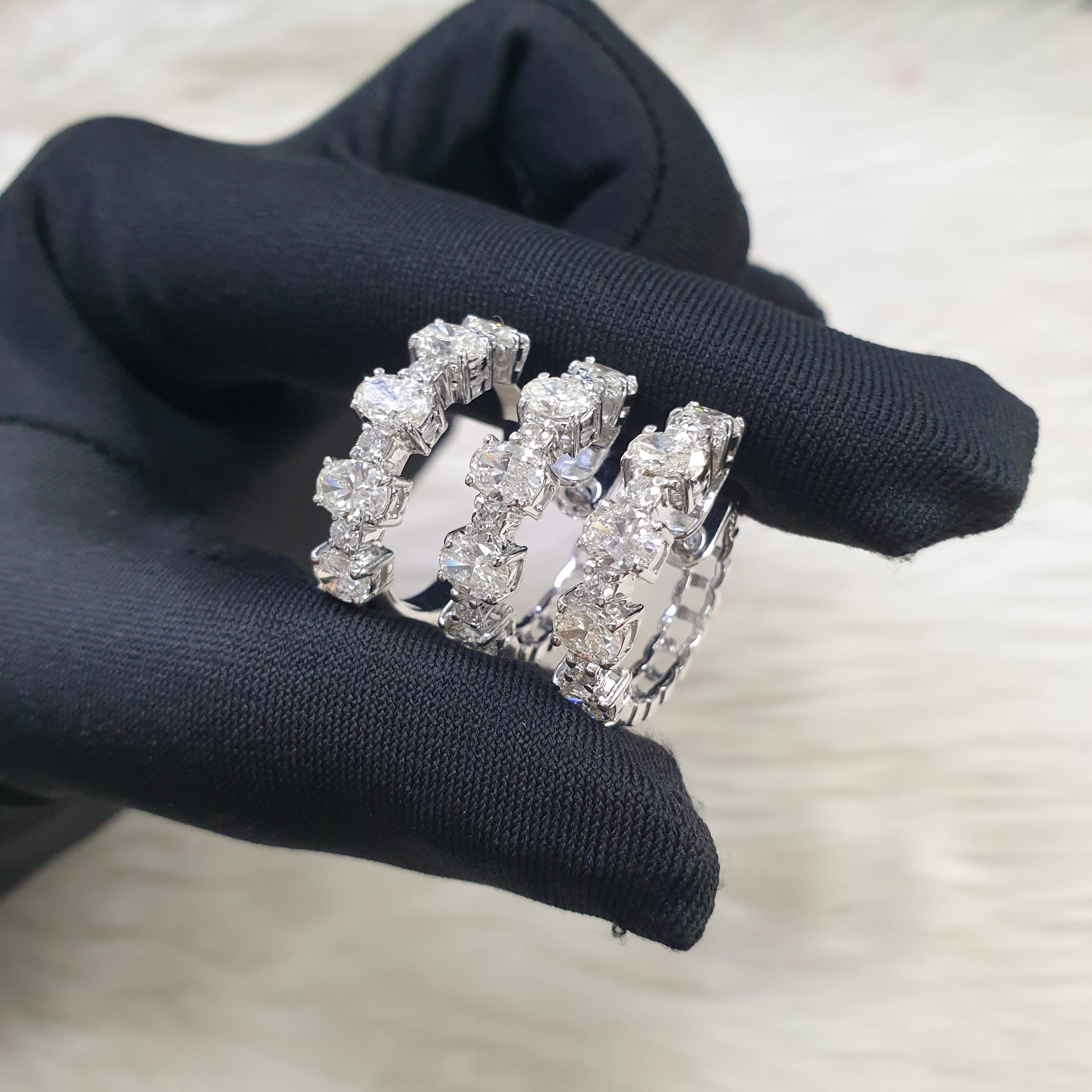 Creolla Terno - 14K White Gold