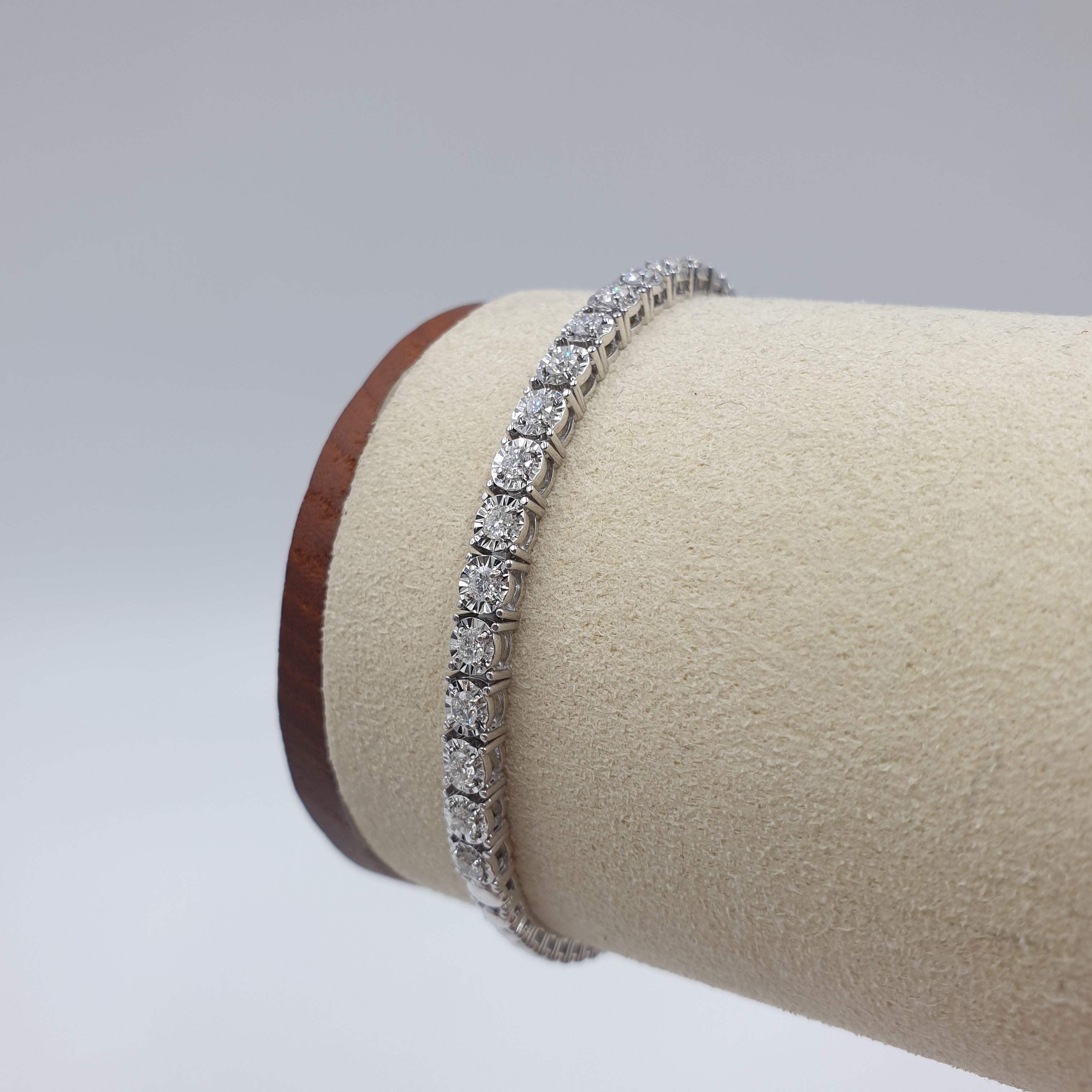Tennis Bracelet - 18K White Gold