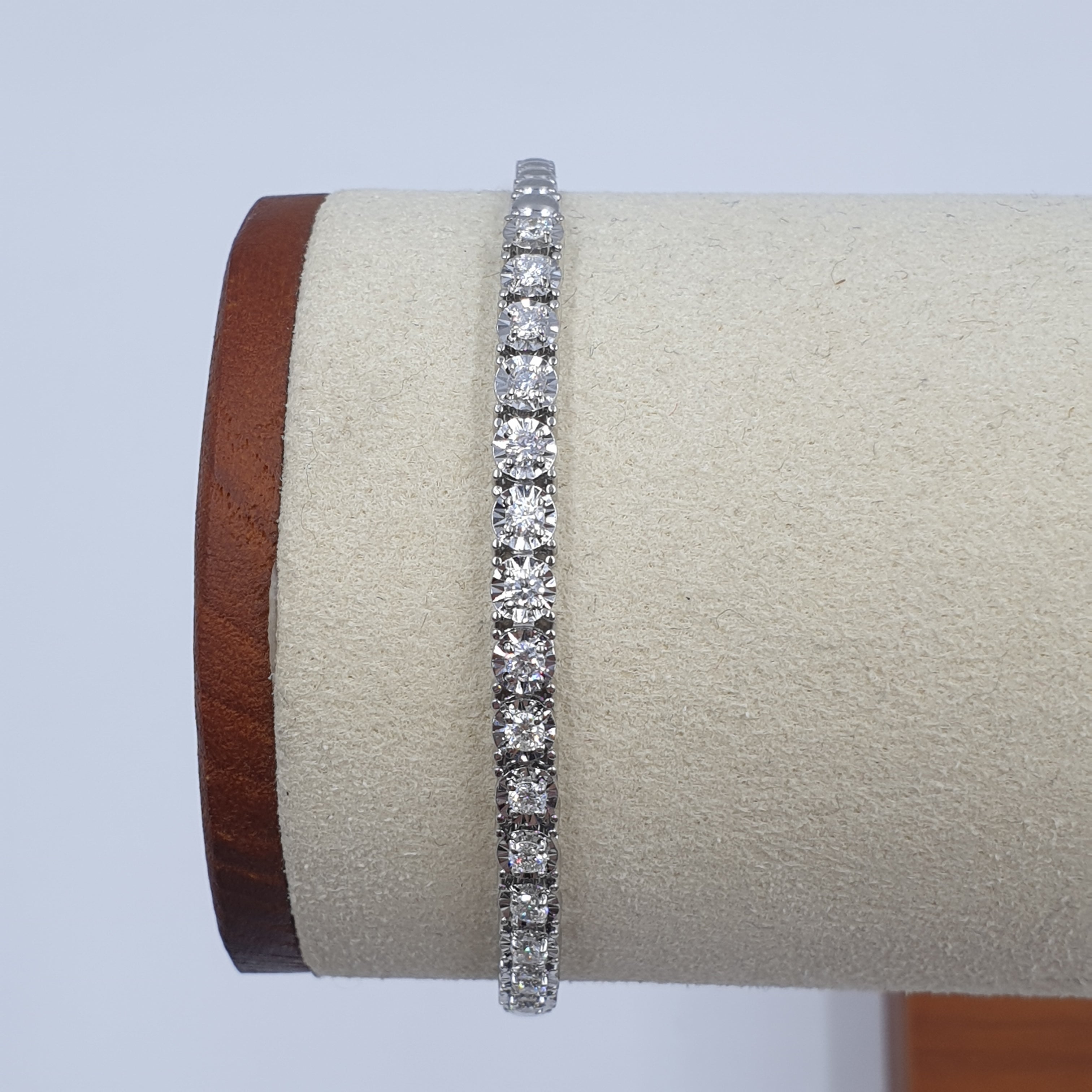 Tennis Bracelet - 18K White Gold