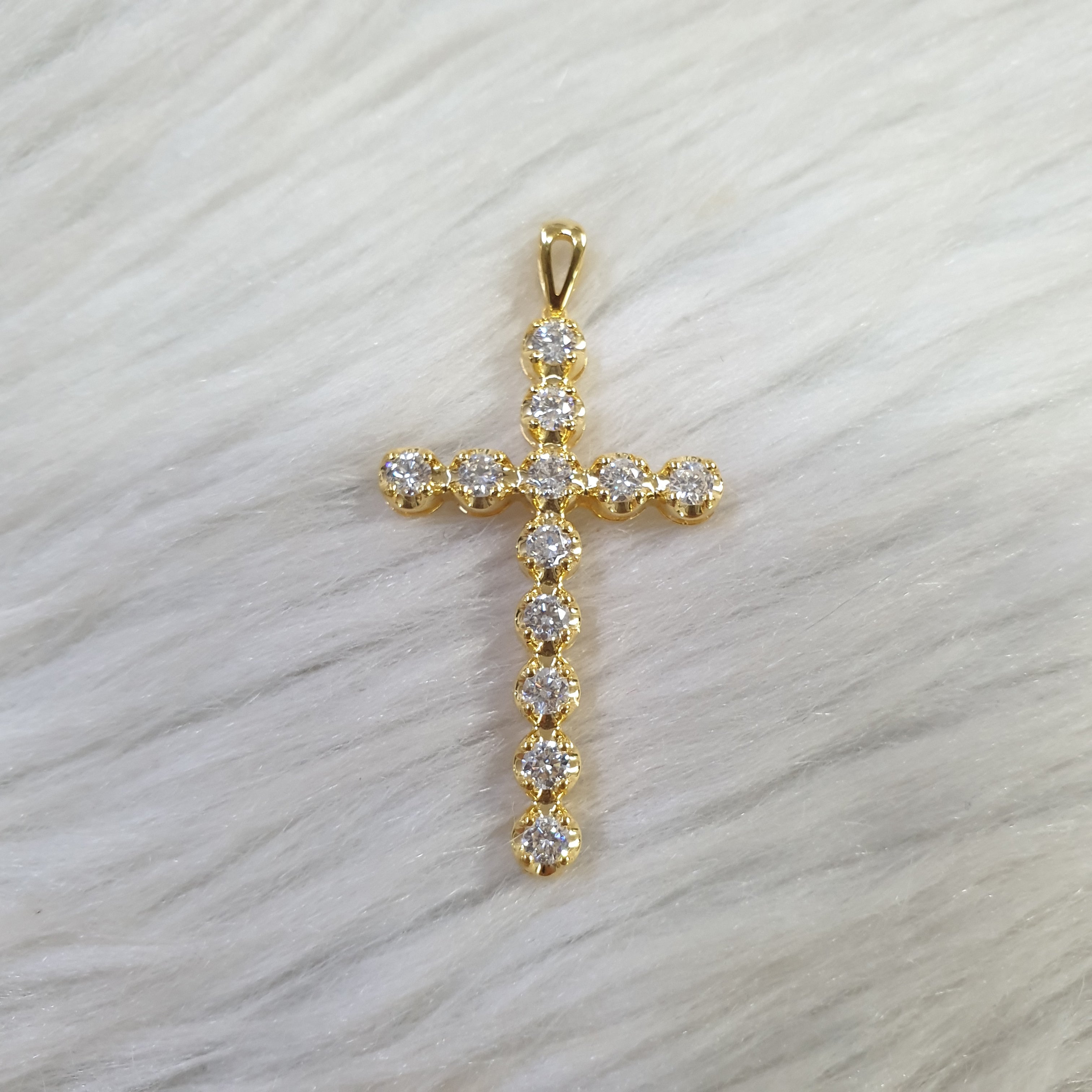 Cross Pendant - 18K Yellow Gold