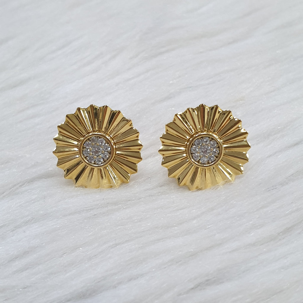 Pair Earrings -18K Yellow Gold