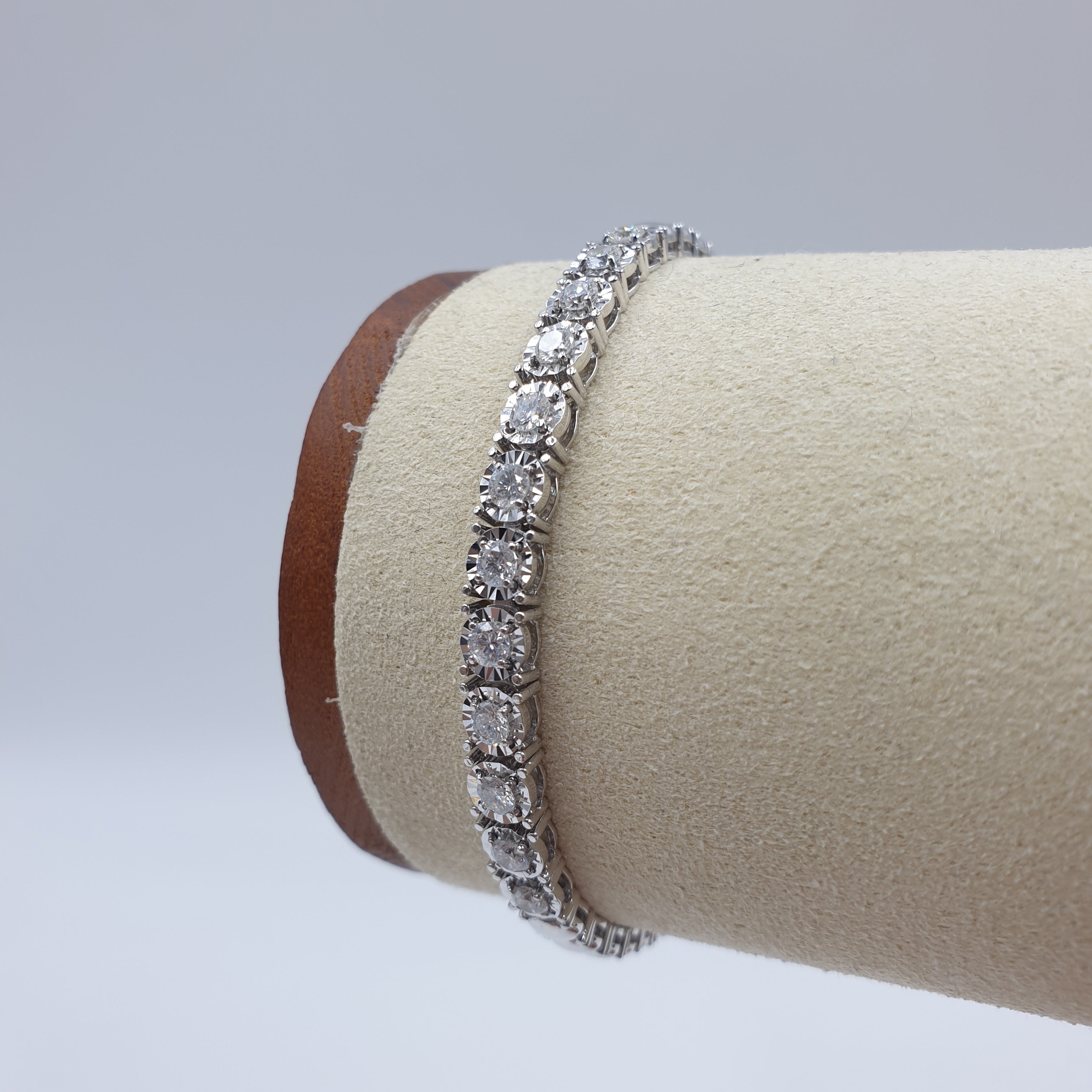 Tennis Bracelet - 18K White Gold