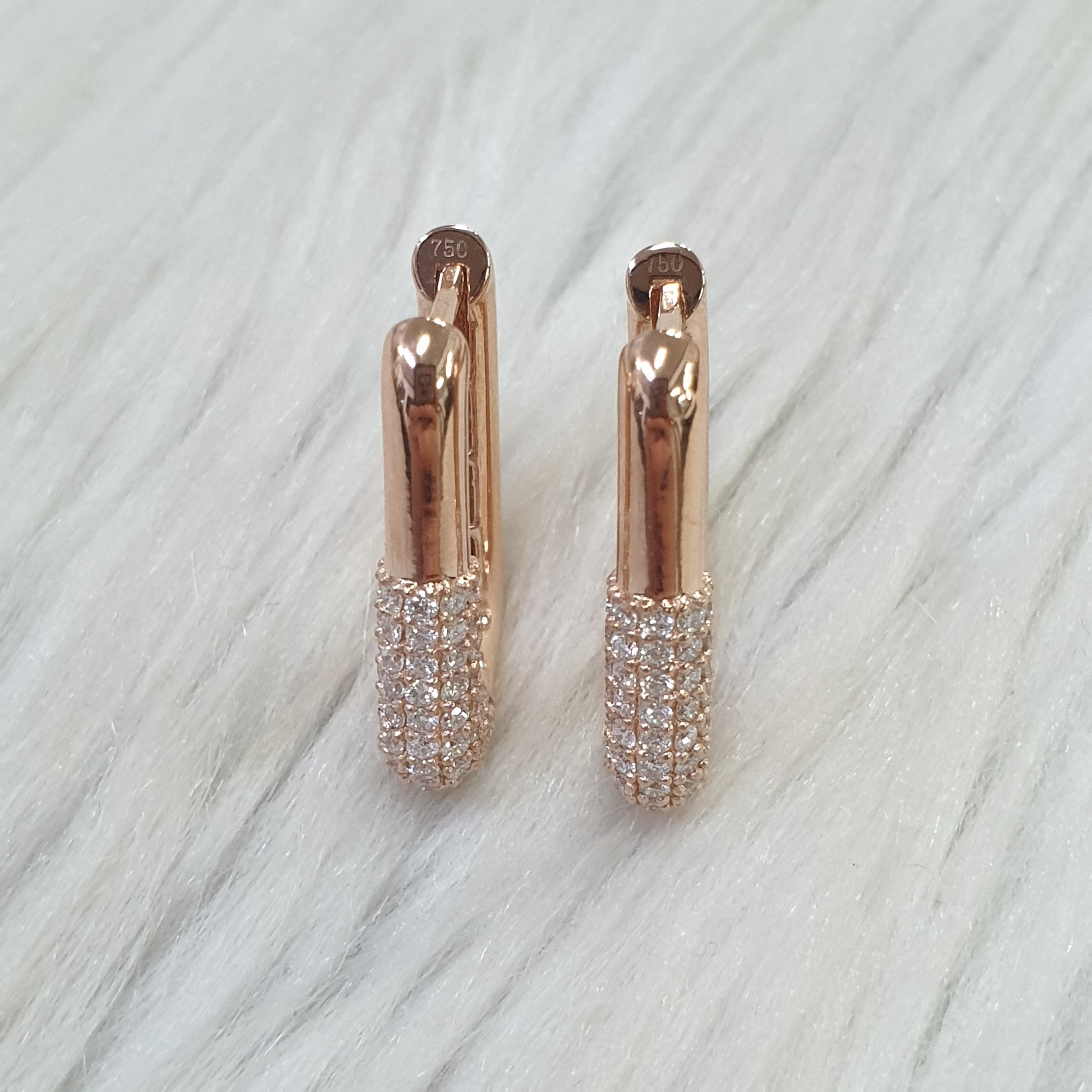 Pair Earring - 18K Rose Gold