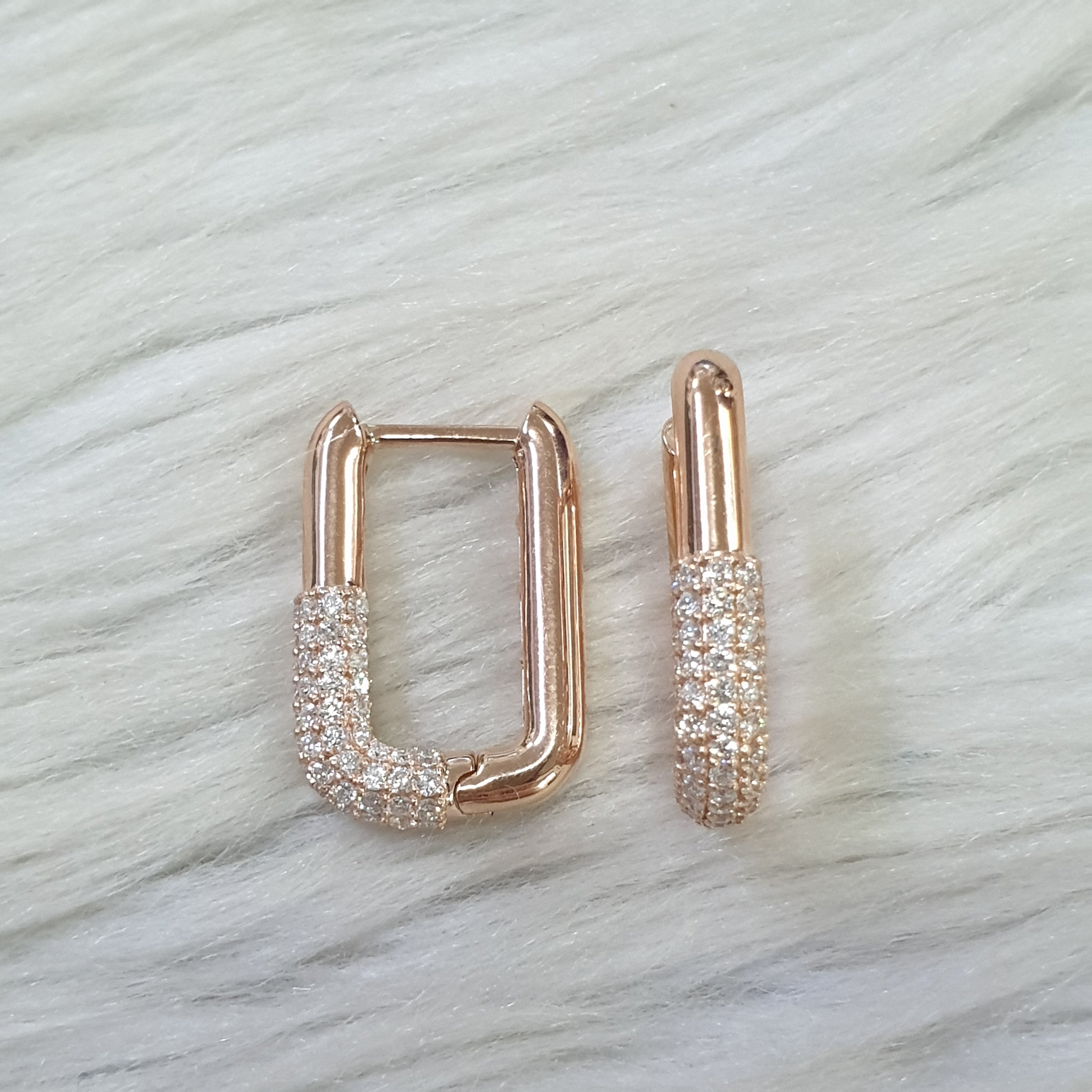 Pair Earring - 18K Rose Gold