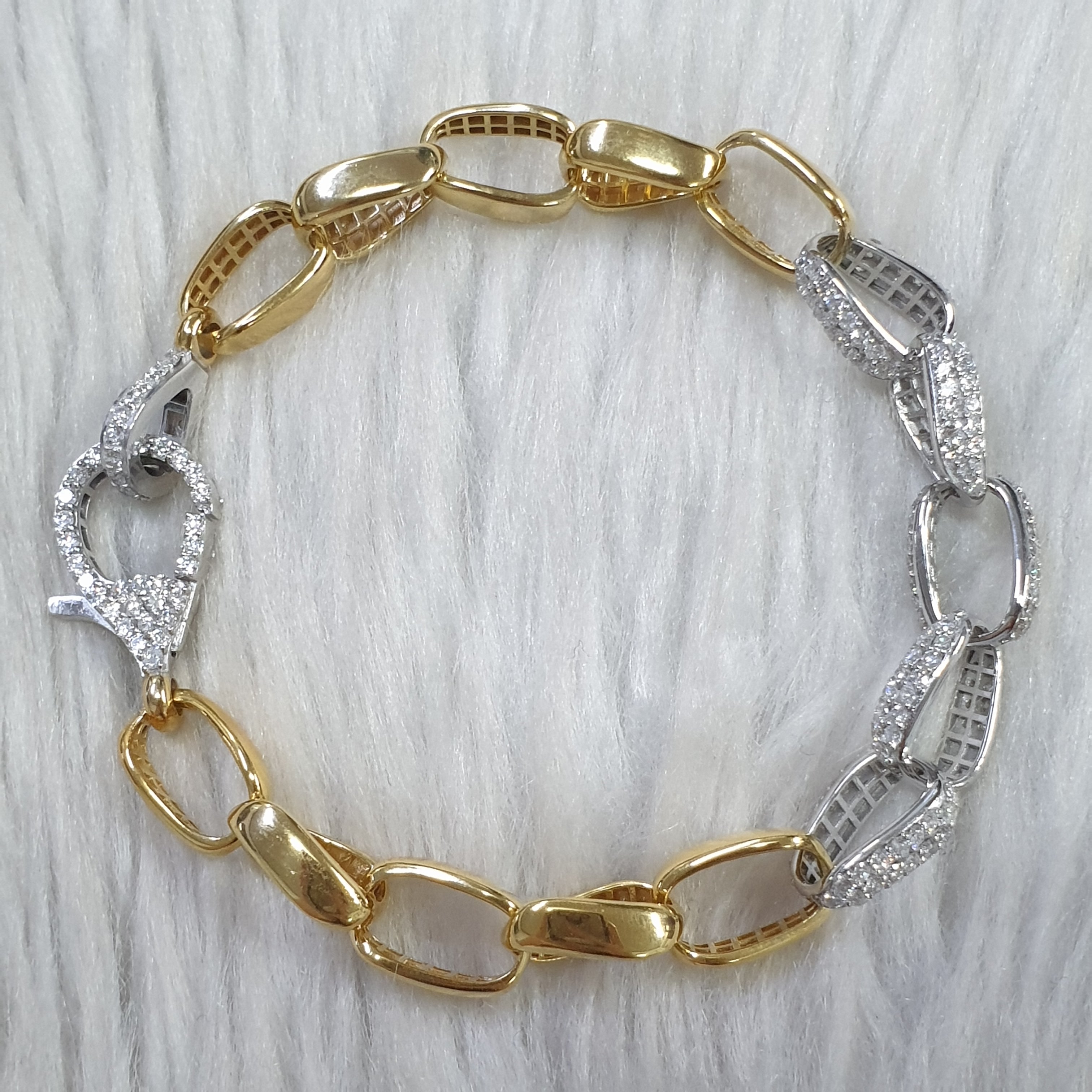 Bracelet - 18K Yellow Gold/White Gold